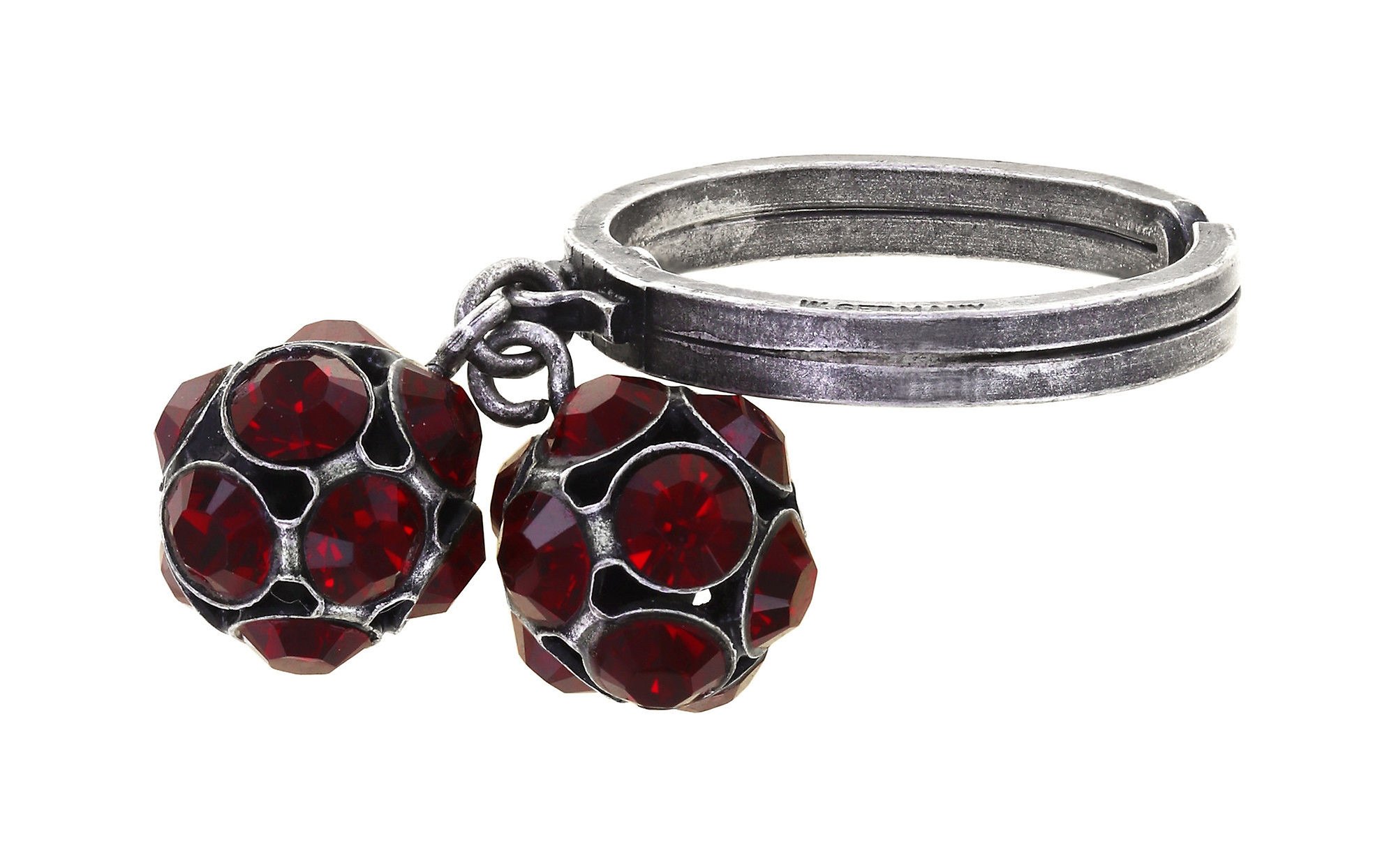 image pour Anneau Disco Balls Rouge siam PP 32