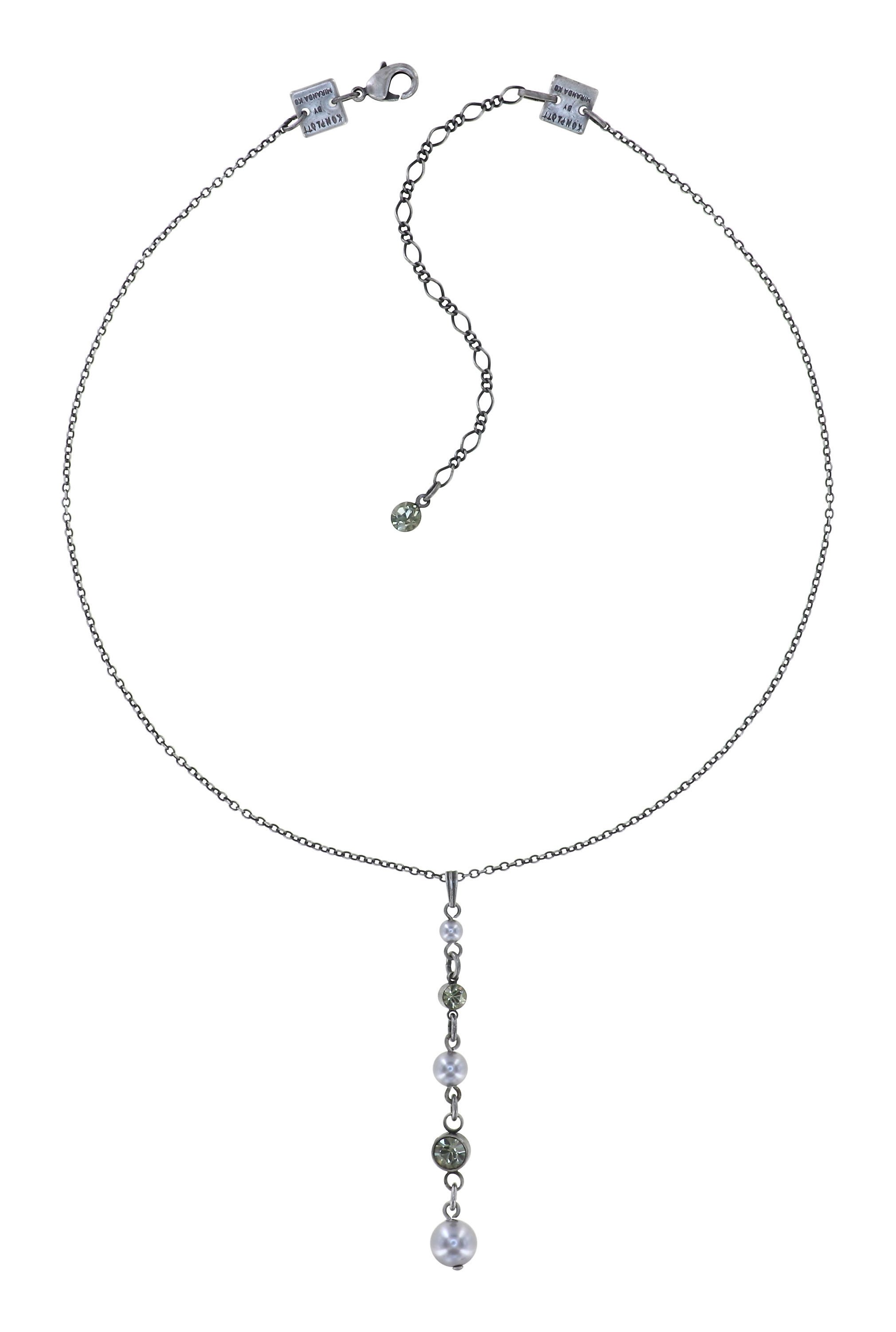 image pour Collier pendant Pearl Shadow Gris black diamond 