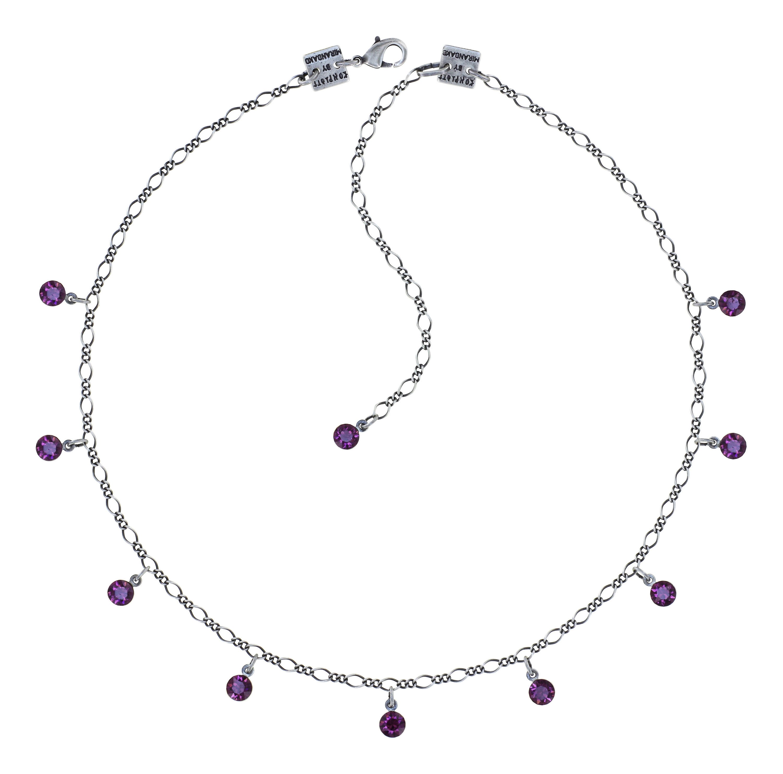 image for Necklace Tutui Collection Lila amethyst SS 24