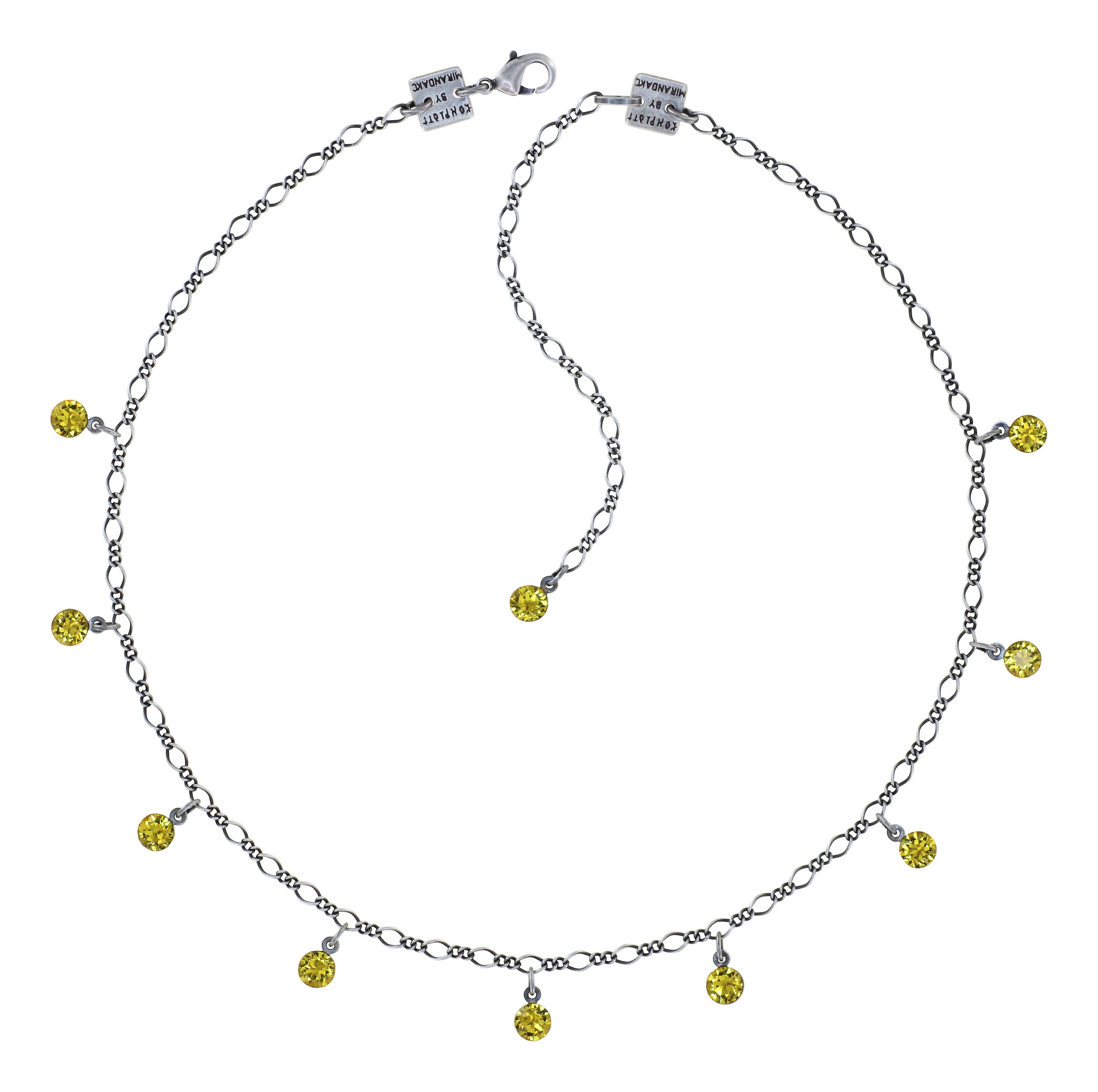 image pour Collier Tutui Collection Jaune light topaz SS 24