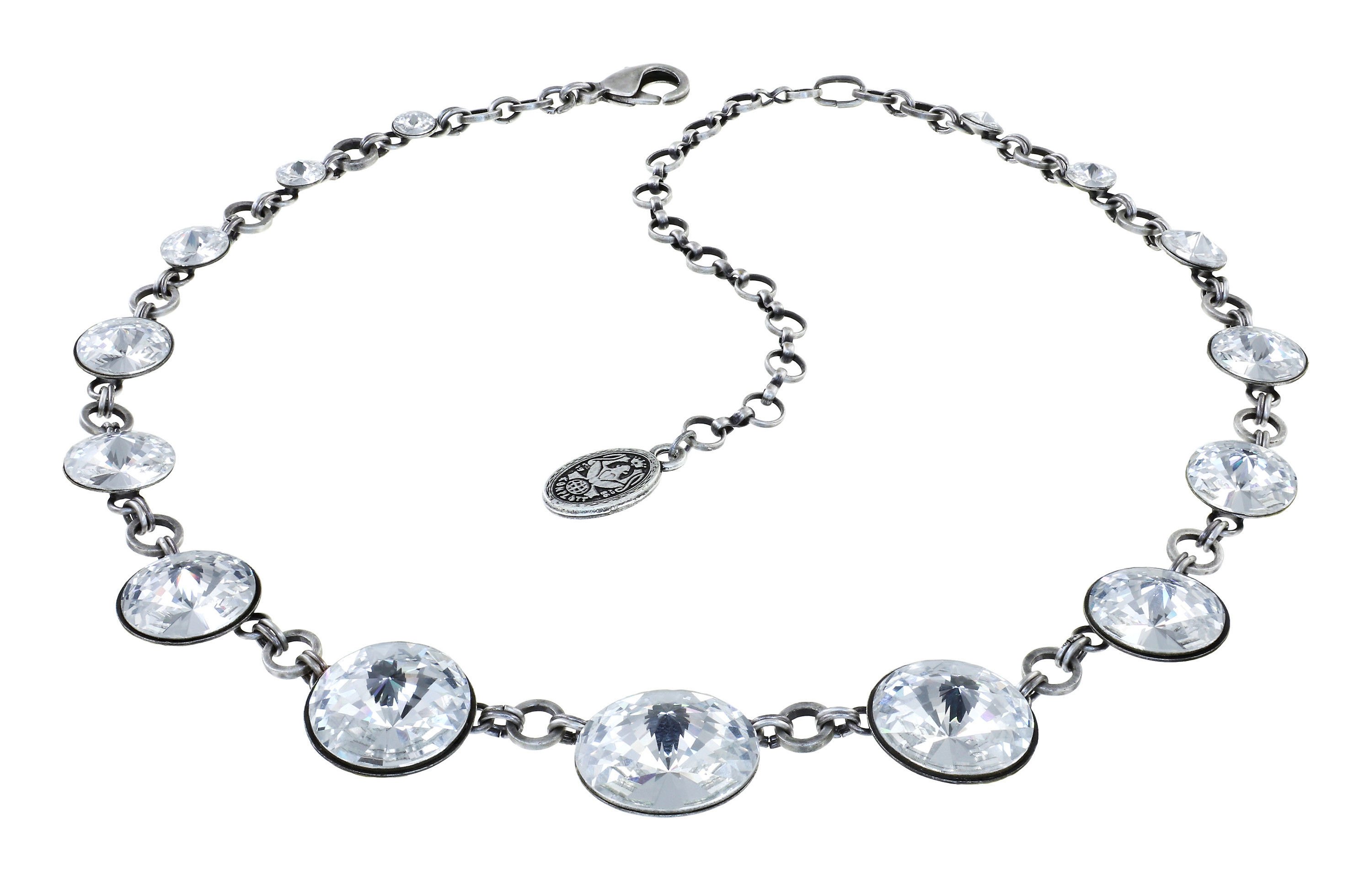 image pour Collier Rivoli Blanc crystal 