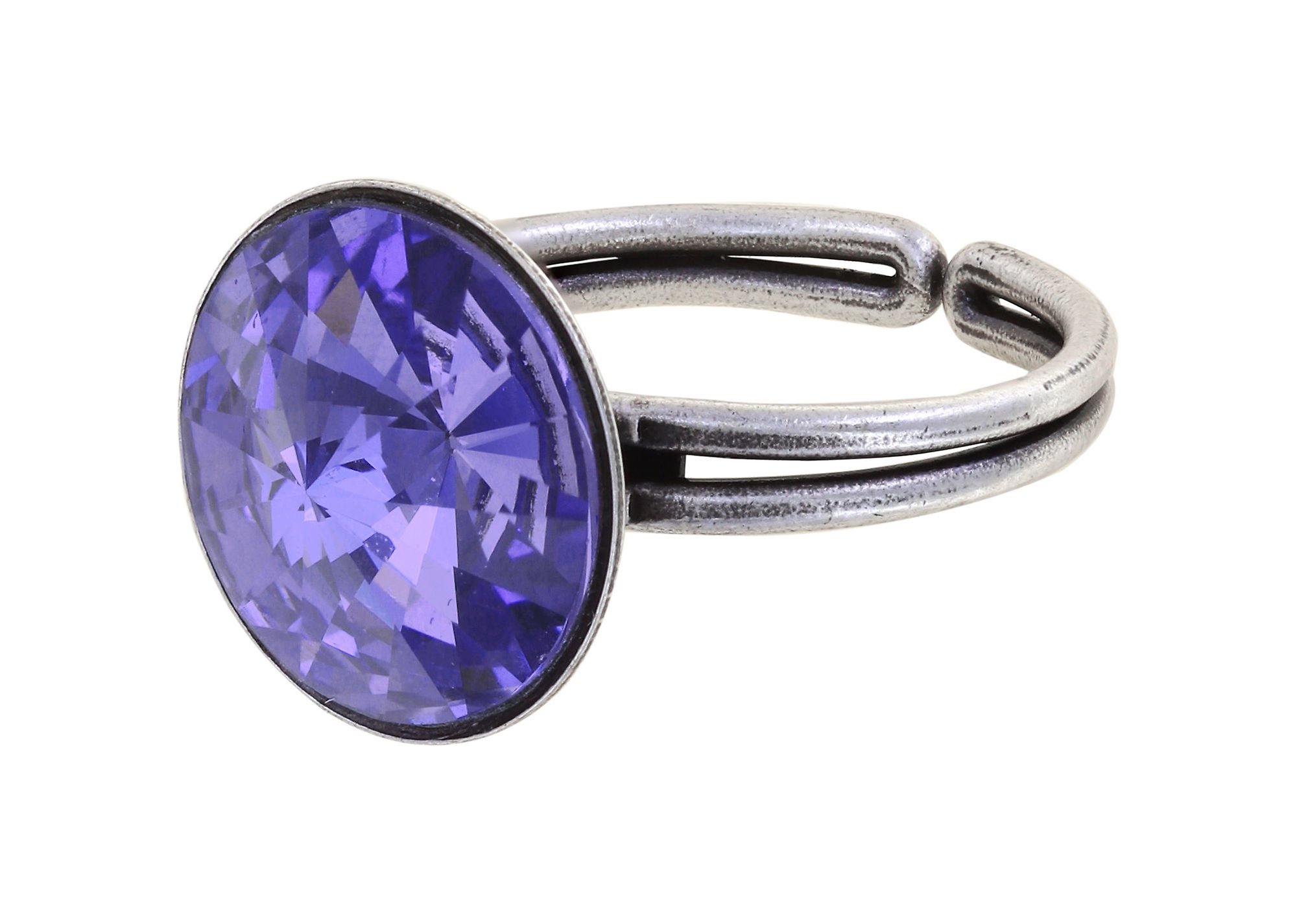 image pour Anneau Rivoli Lila tanzanite 14mm