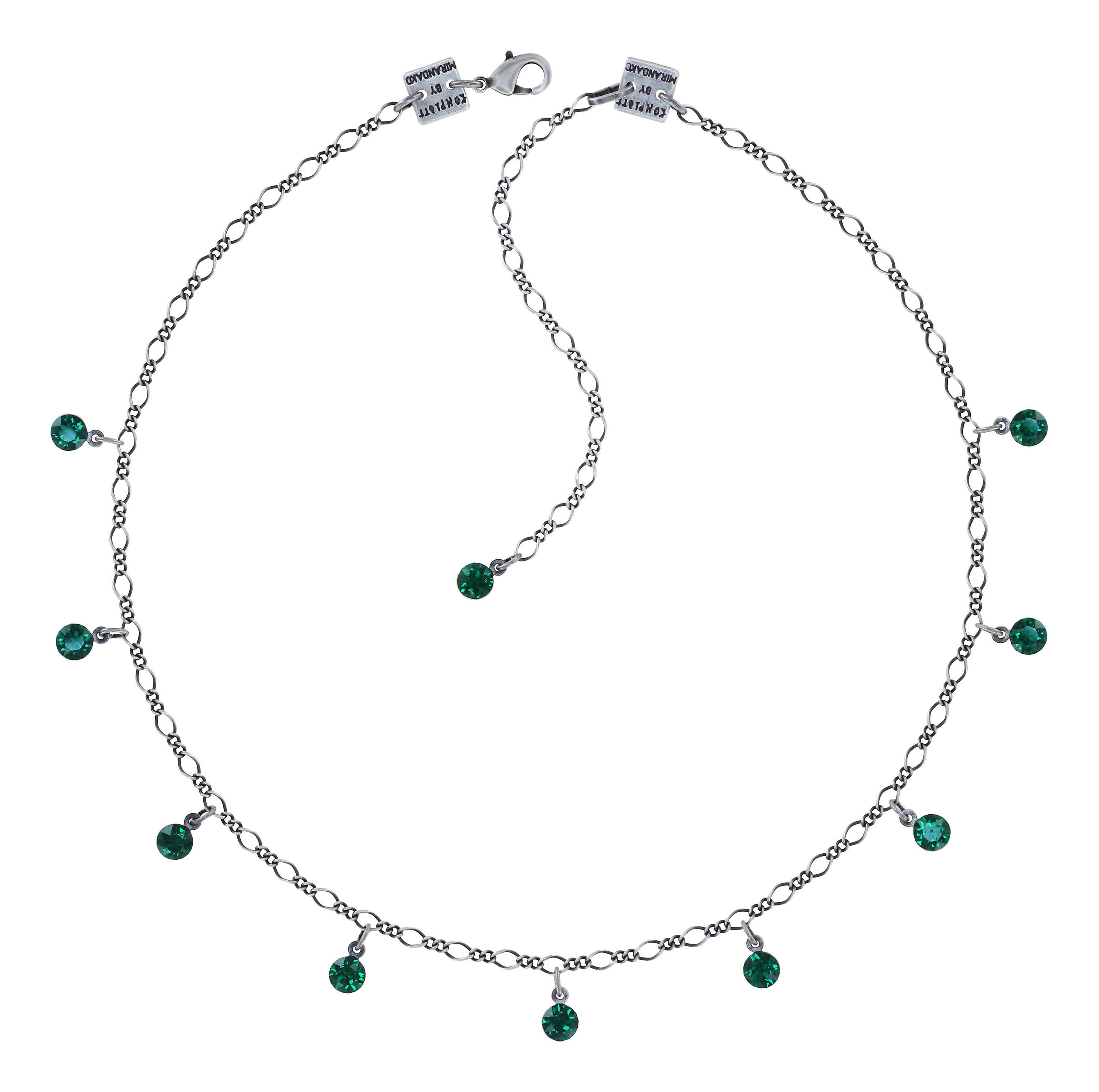 image for Necklace Tutui Collection Green emerald SS 24