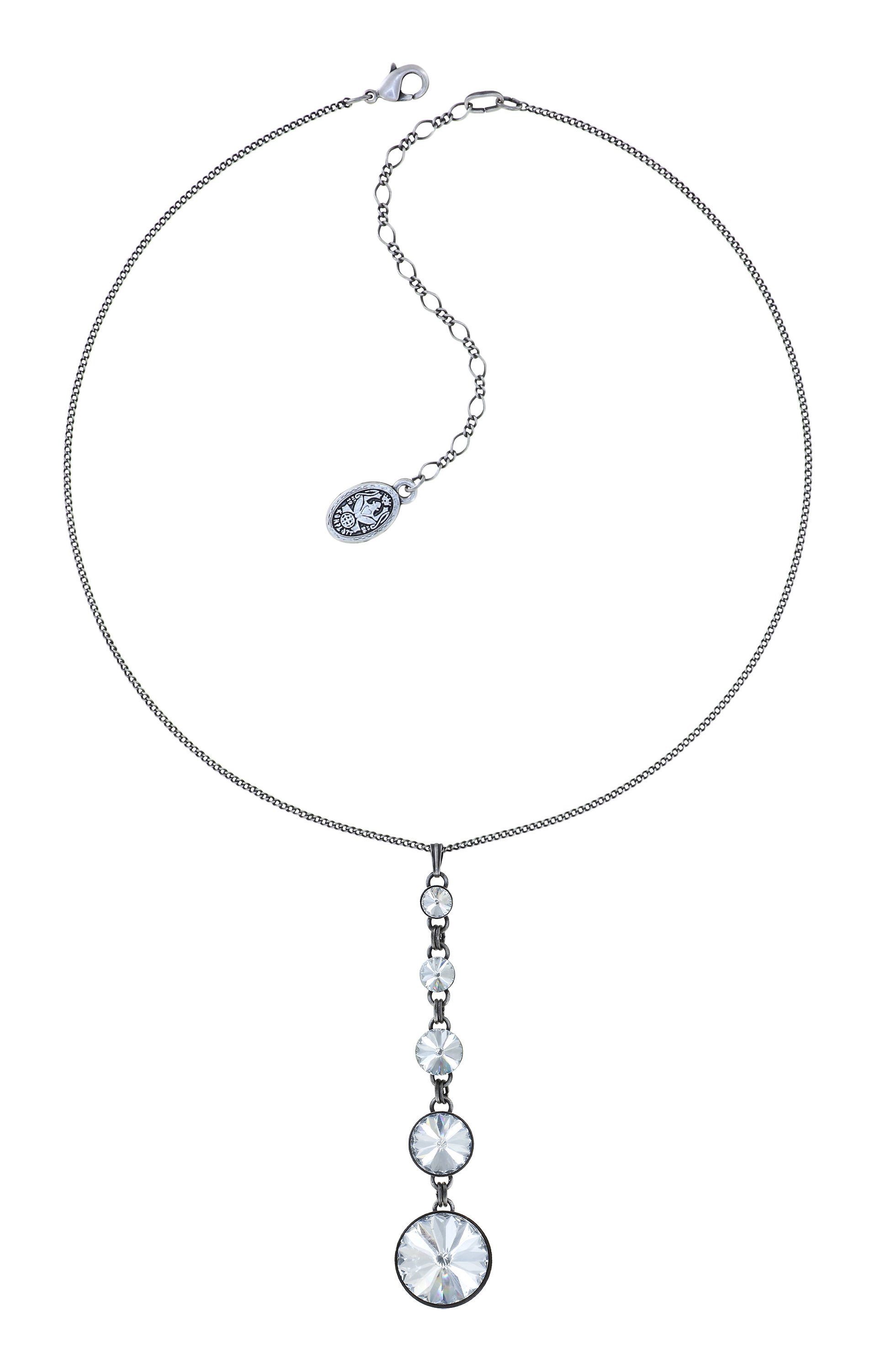 image pour Collier pendant Rivoli Blanc crystal 