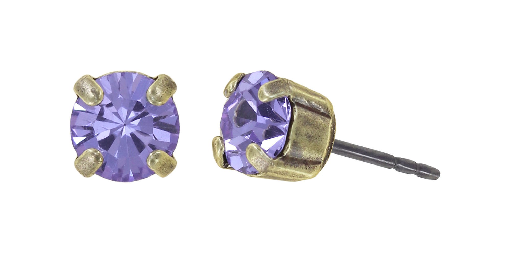 Bild für Ohrstecker Black Jack Lila Veilchen SS 29