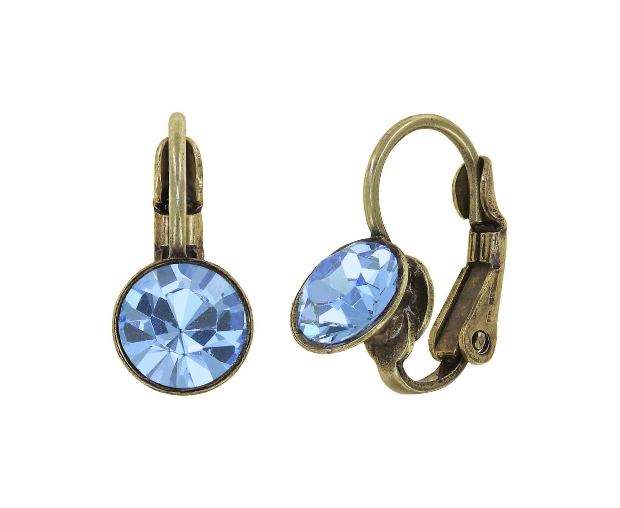image for Earring Eurowire Black Jack Light Blue light sapphire SS 29