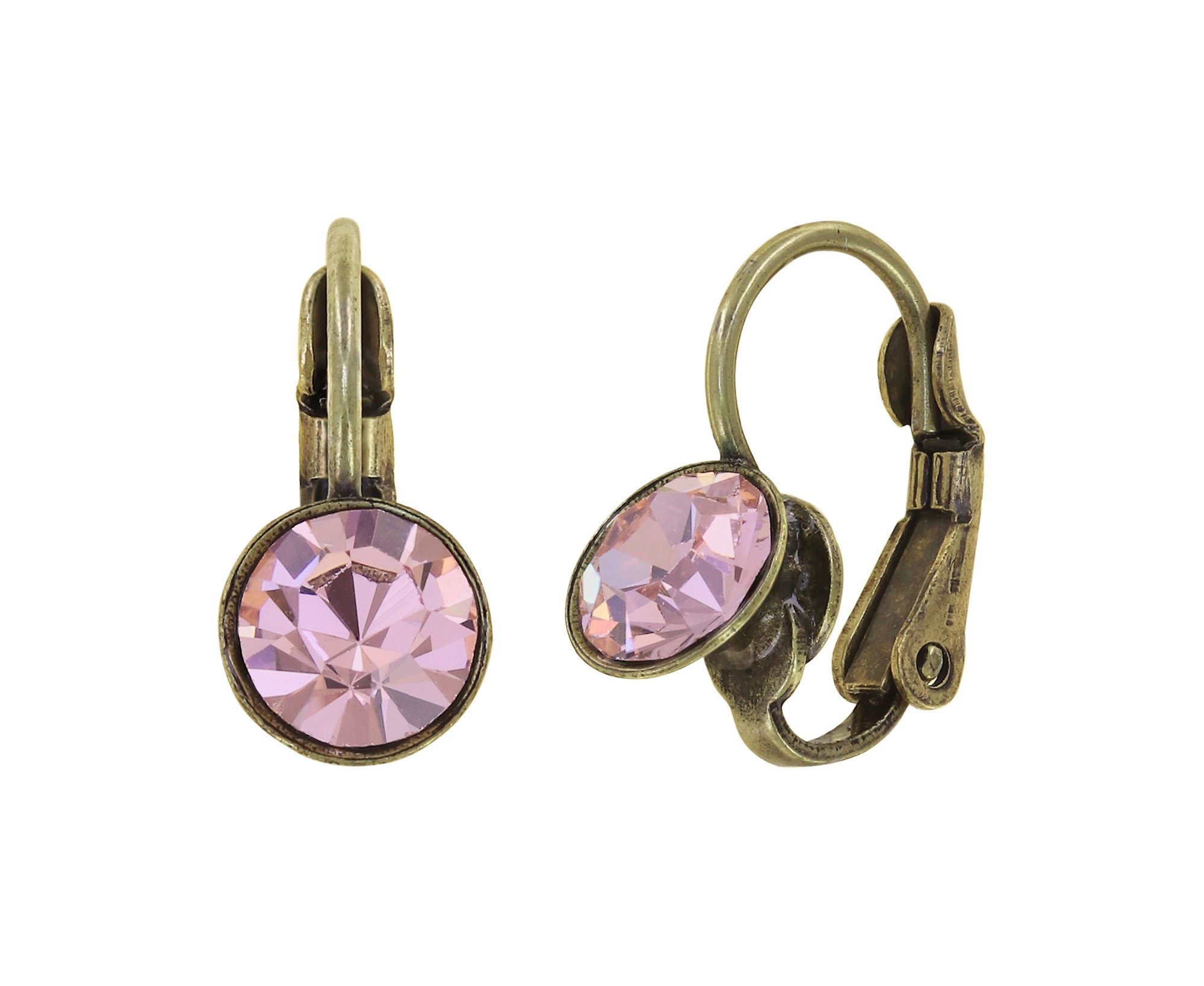 Bild für Ohrringe mit Brisur Black Jack Pink Vintage Rosa SS 29