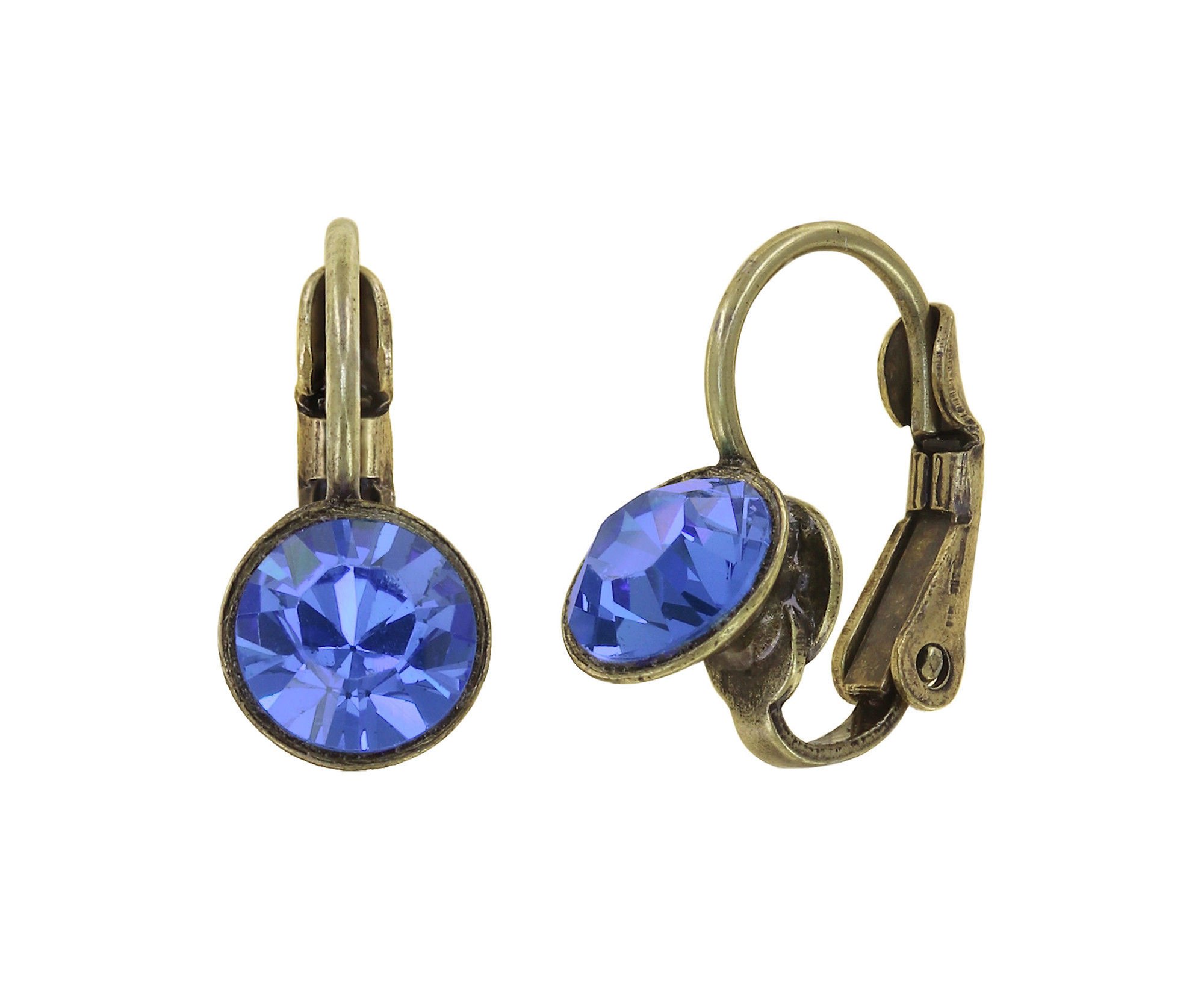 image pour Boucles d'oreilles Eurowire Black Jack Bleu sapphire SS 29
