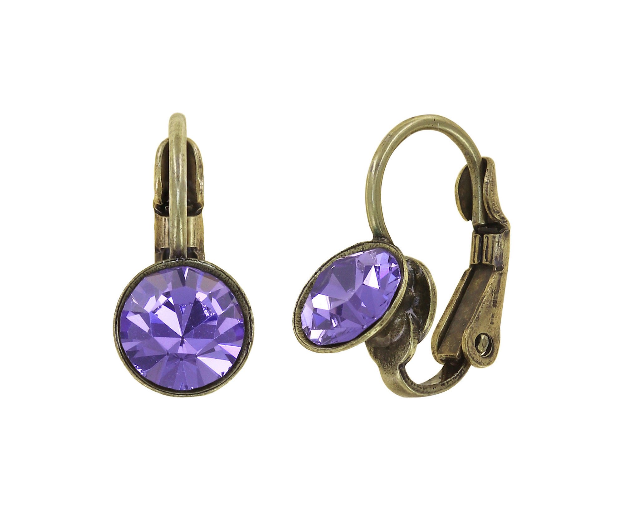image pour Boucles d'oreilles Eurowire Black Jack Lila tanzanite SS 29
