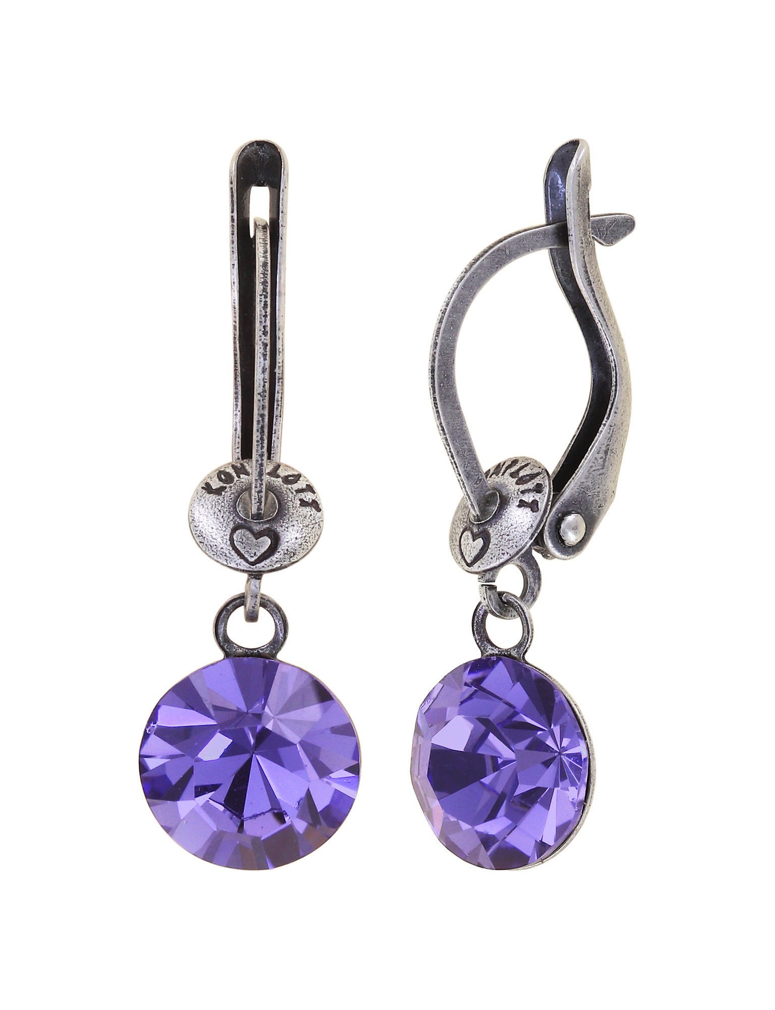 image pour Boucles d'oreilles pendantes Black Jack Lila tanzanite SS 39