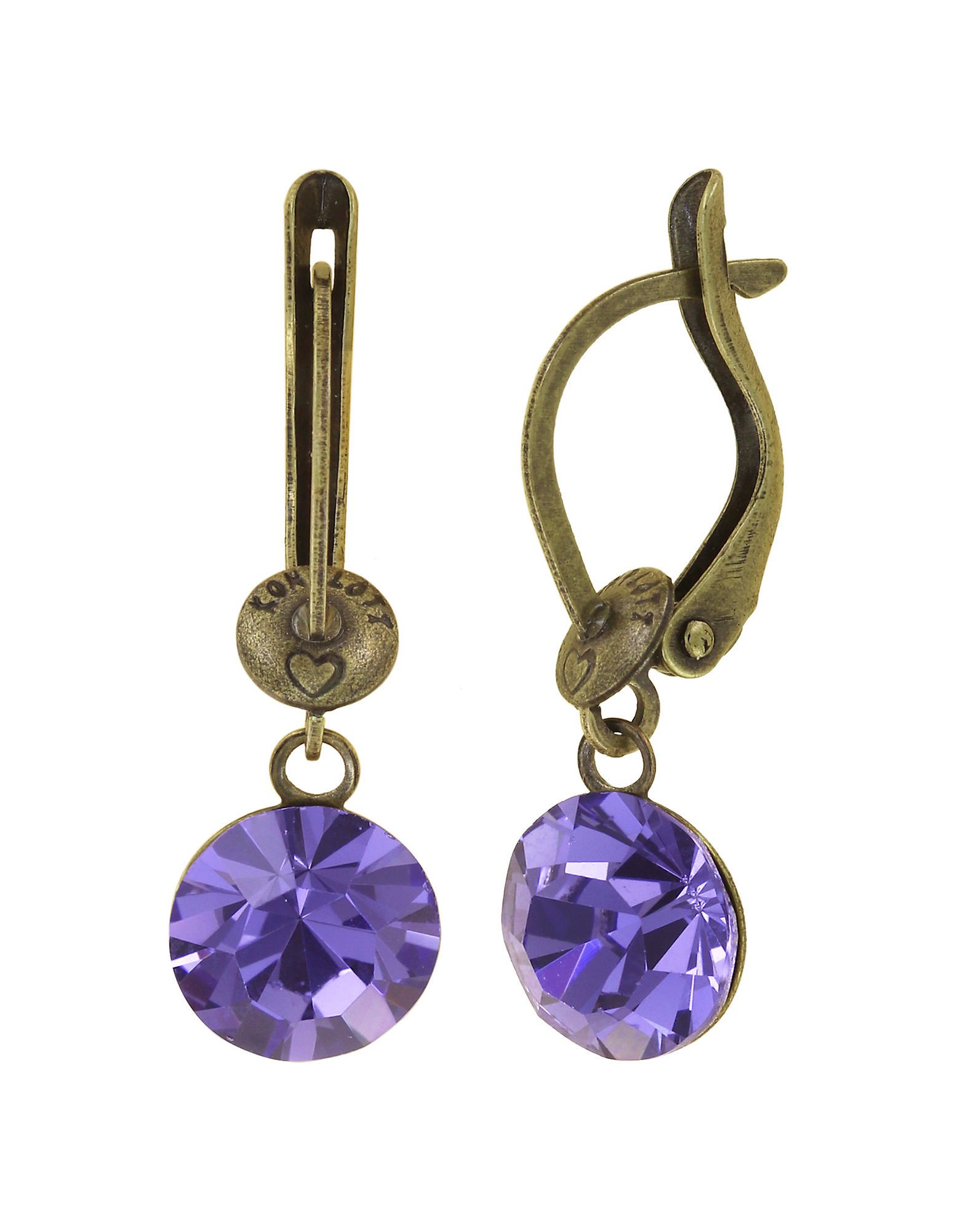 image pour Boucles d'oreilles pendantes Black Jack Lila tanzanite SS 39