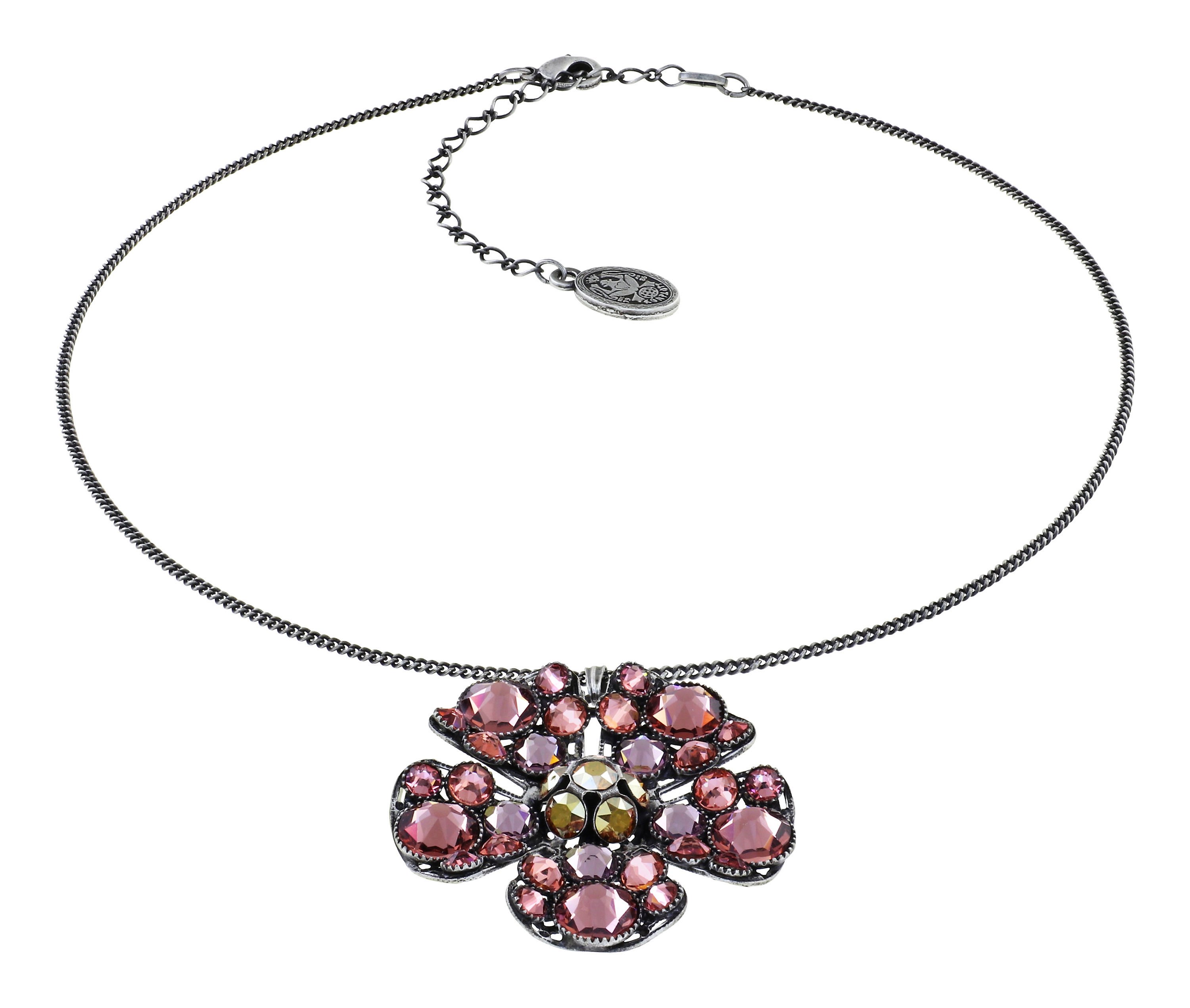 image for Necklace Pendant Lost Garden Beige / Pink  size XL