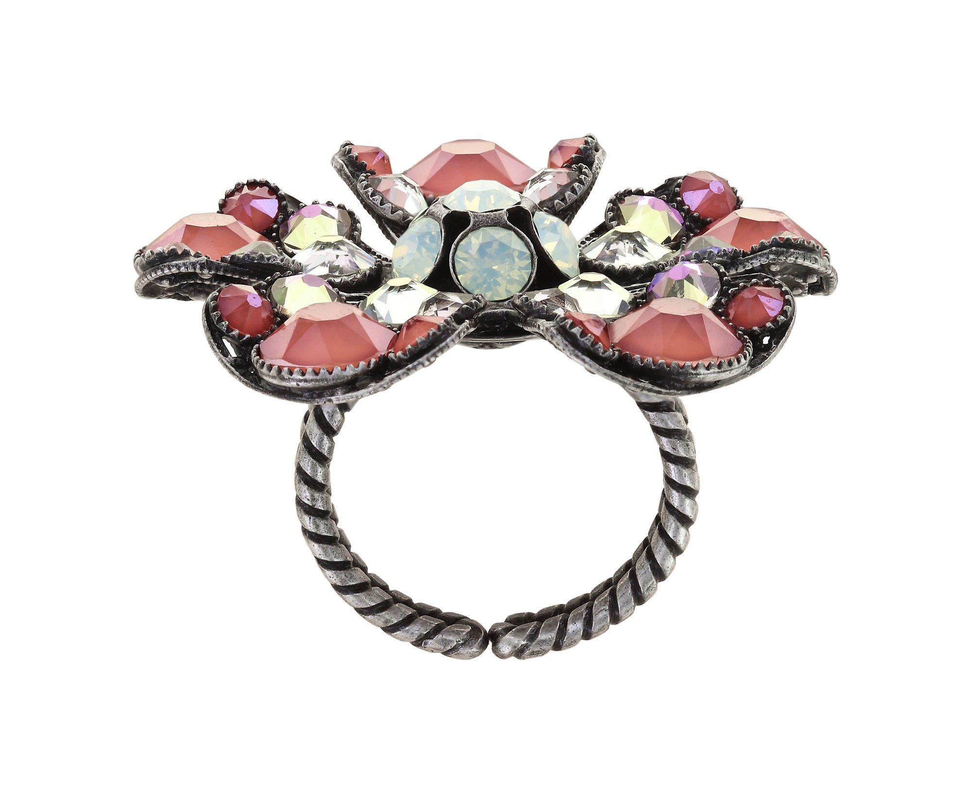 Bild für Ring Lost Garden Pastell Multi  Größe XL