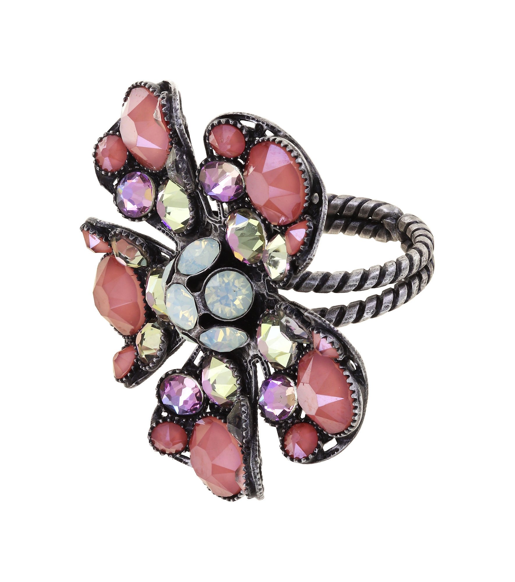 Bild für Ring Lost Garden Pastell Multi  Größe XL