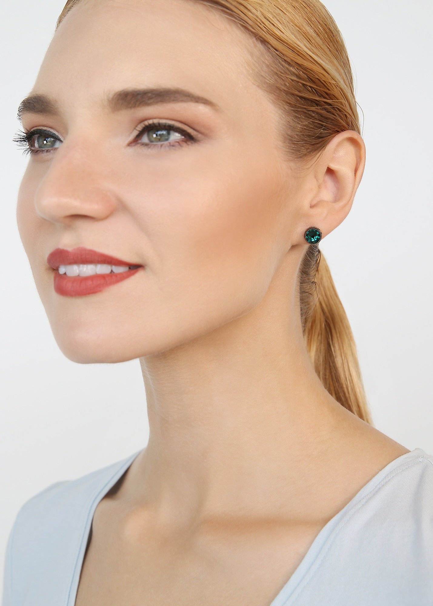 image pour Clou d'oreille Cool and Glam Vert  