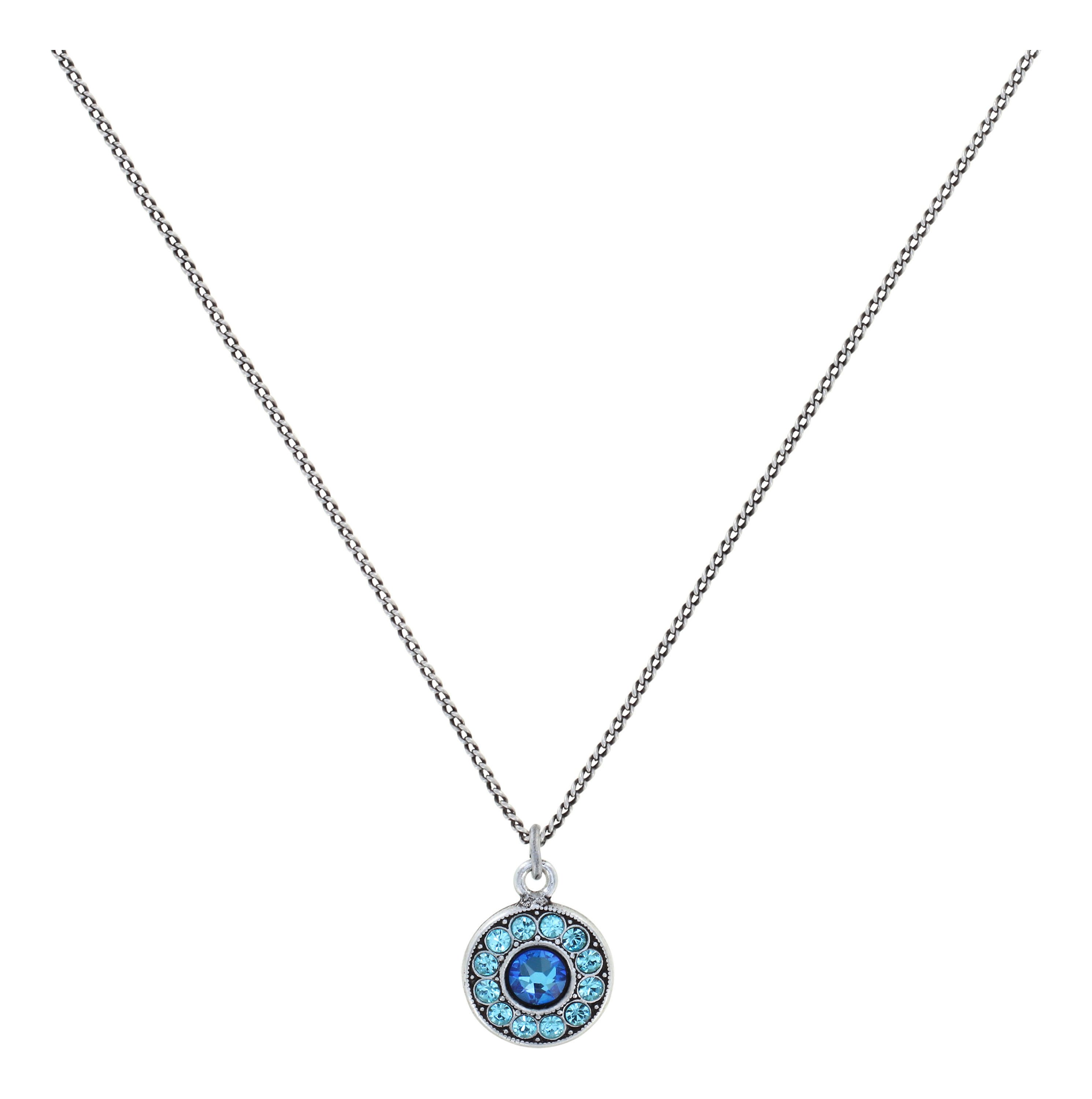 image for Necklace Pendant Spell on You Light Blue  