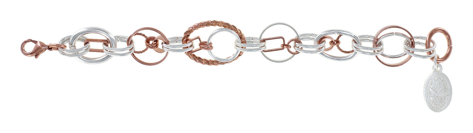 image for Bracelet Rings in Concert Silver / Copper  