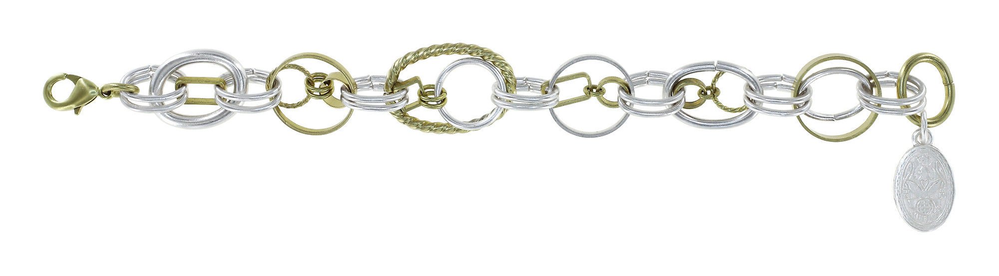 Bild für Armband Rings in Concert Silber / Messing  