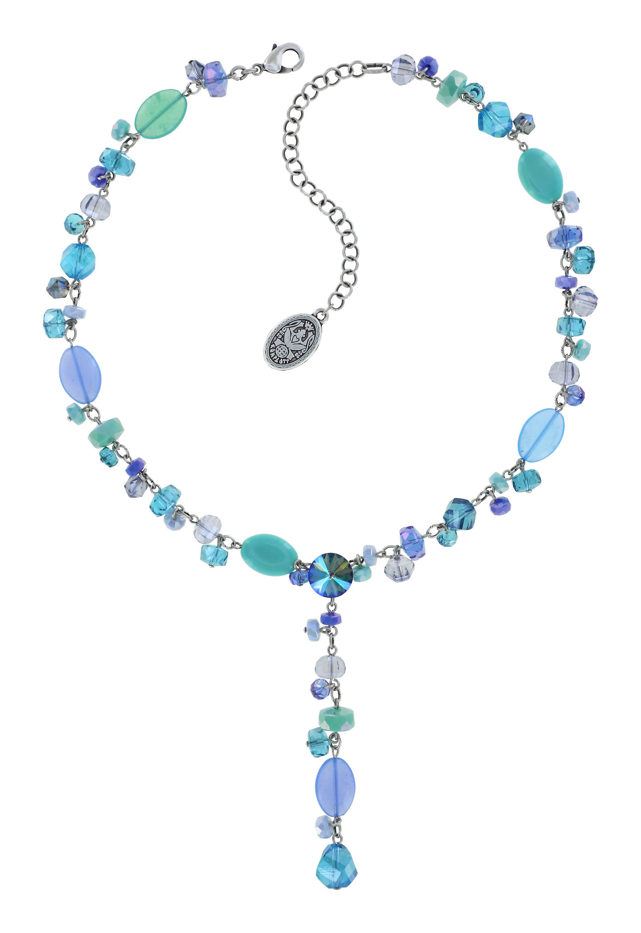 image pour Collier-Y Jelly Flow Bleu  