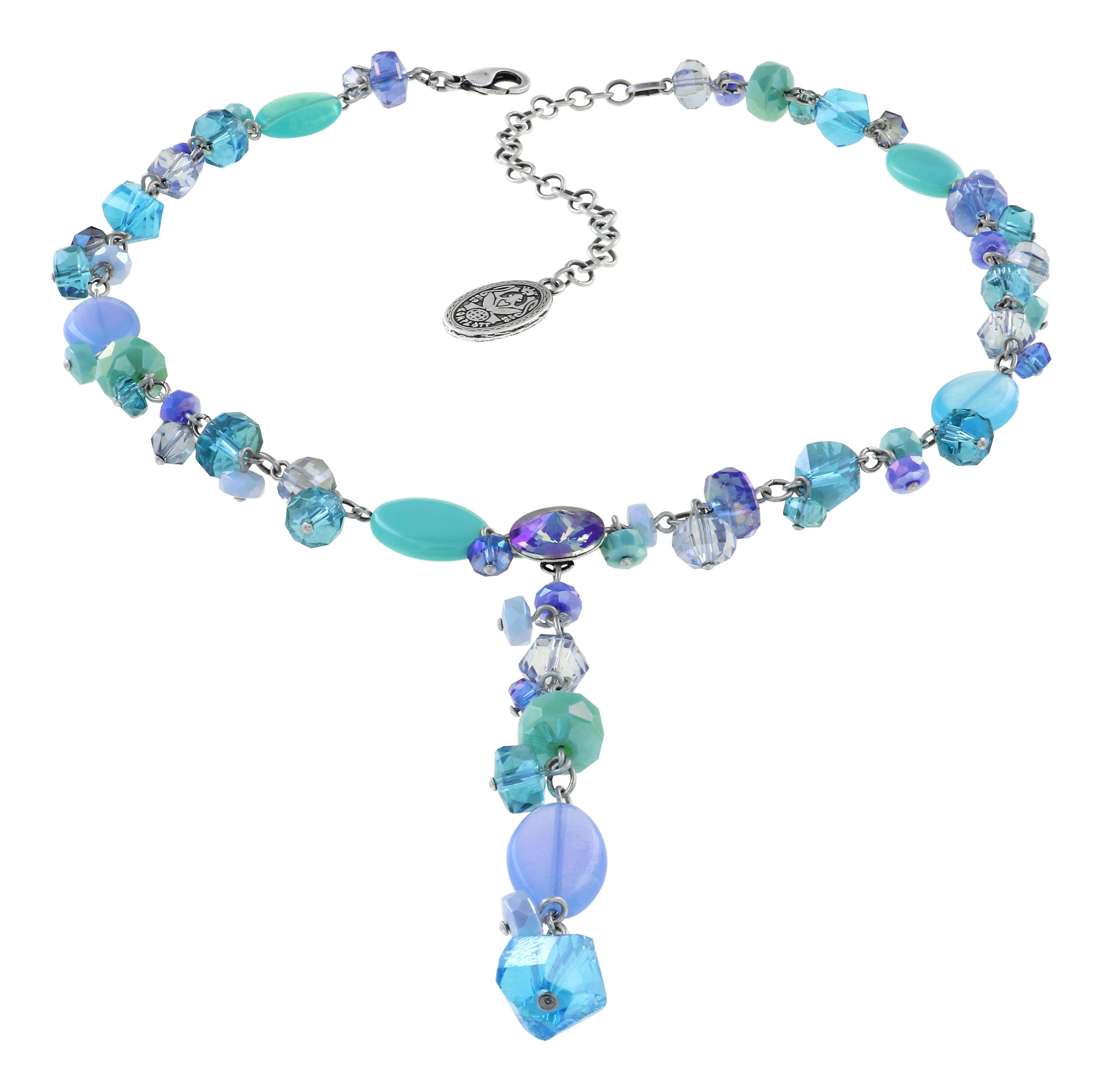 image pour Collier-Y Jelly Flow Bleu  