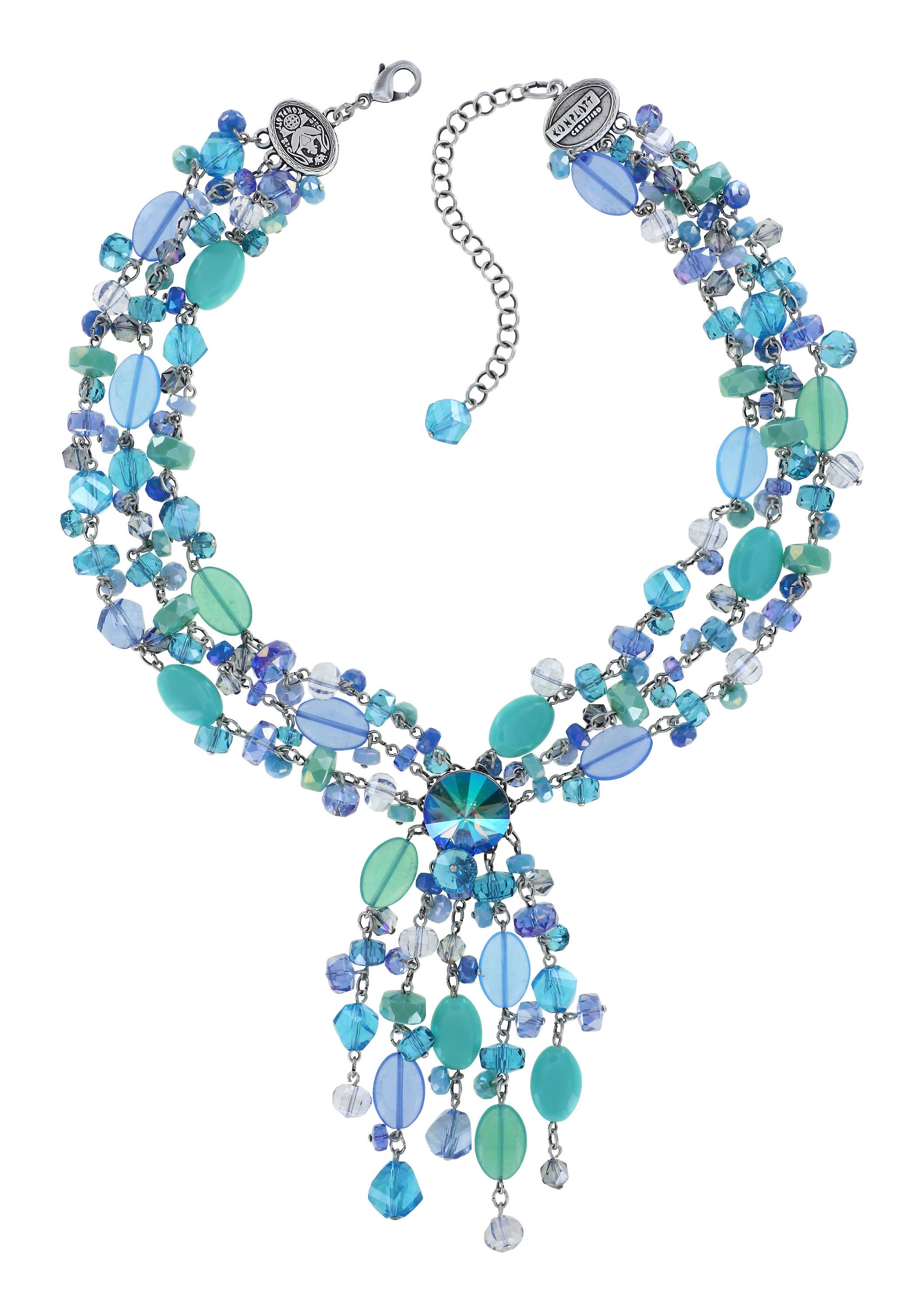 image for Necklace Collier Jelly Flow Blue  