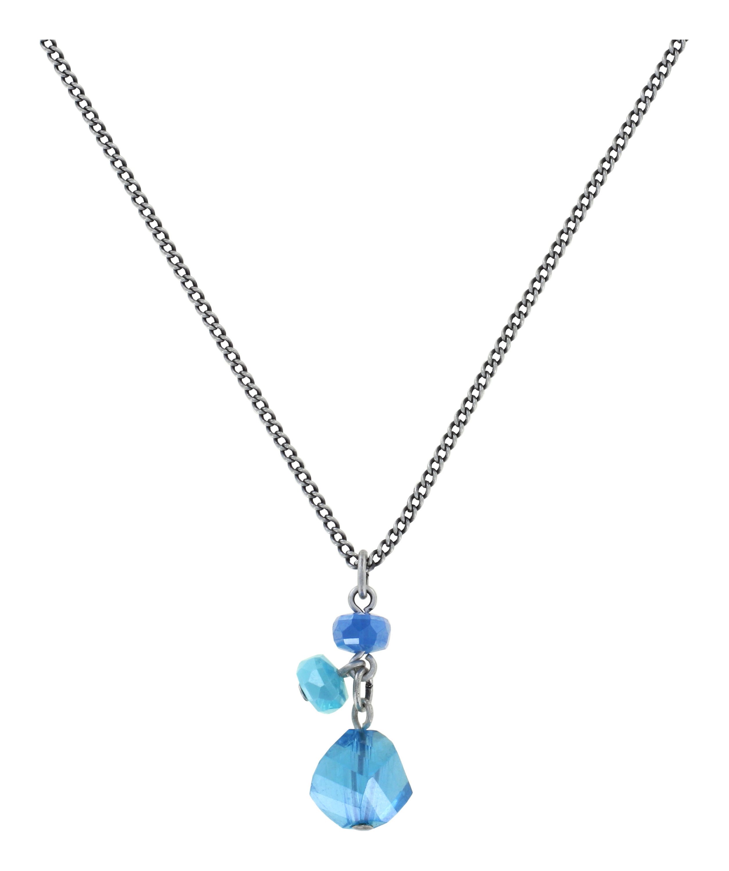 image pour Collier pendant Jelly Flow Bleu  