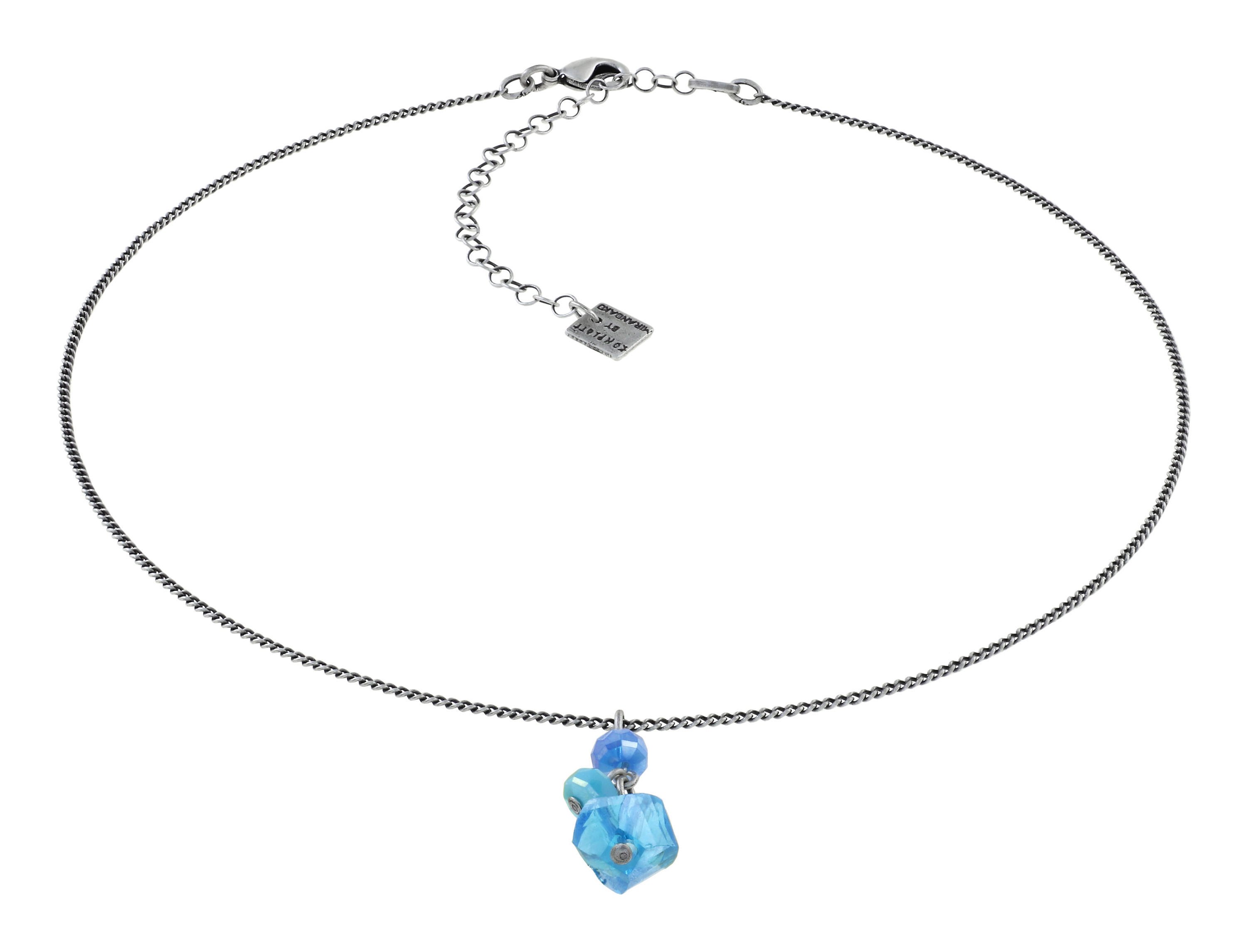 Bild für Halskette mit Anhänger Jelly Flow Blau  