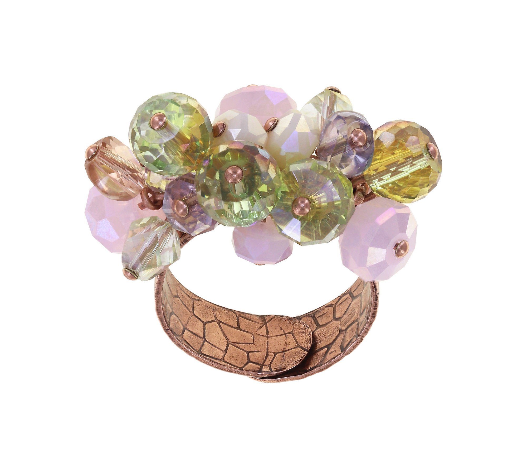 Kép Ring Jelly Flow Pink / Green lt.colorado topaz vitrail light 