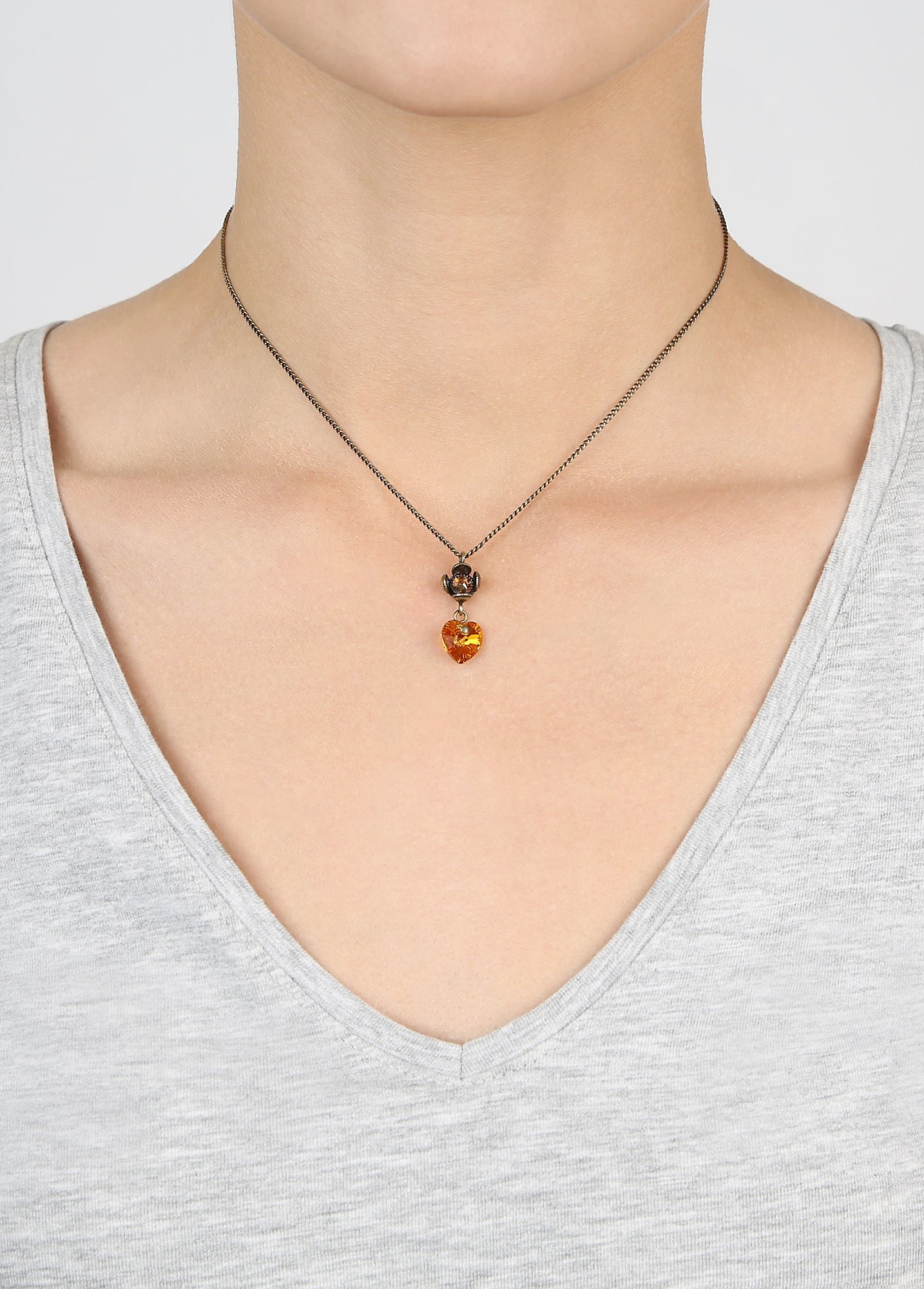 image for Necklace Pendant Little Frog Prince Yellow  