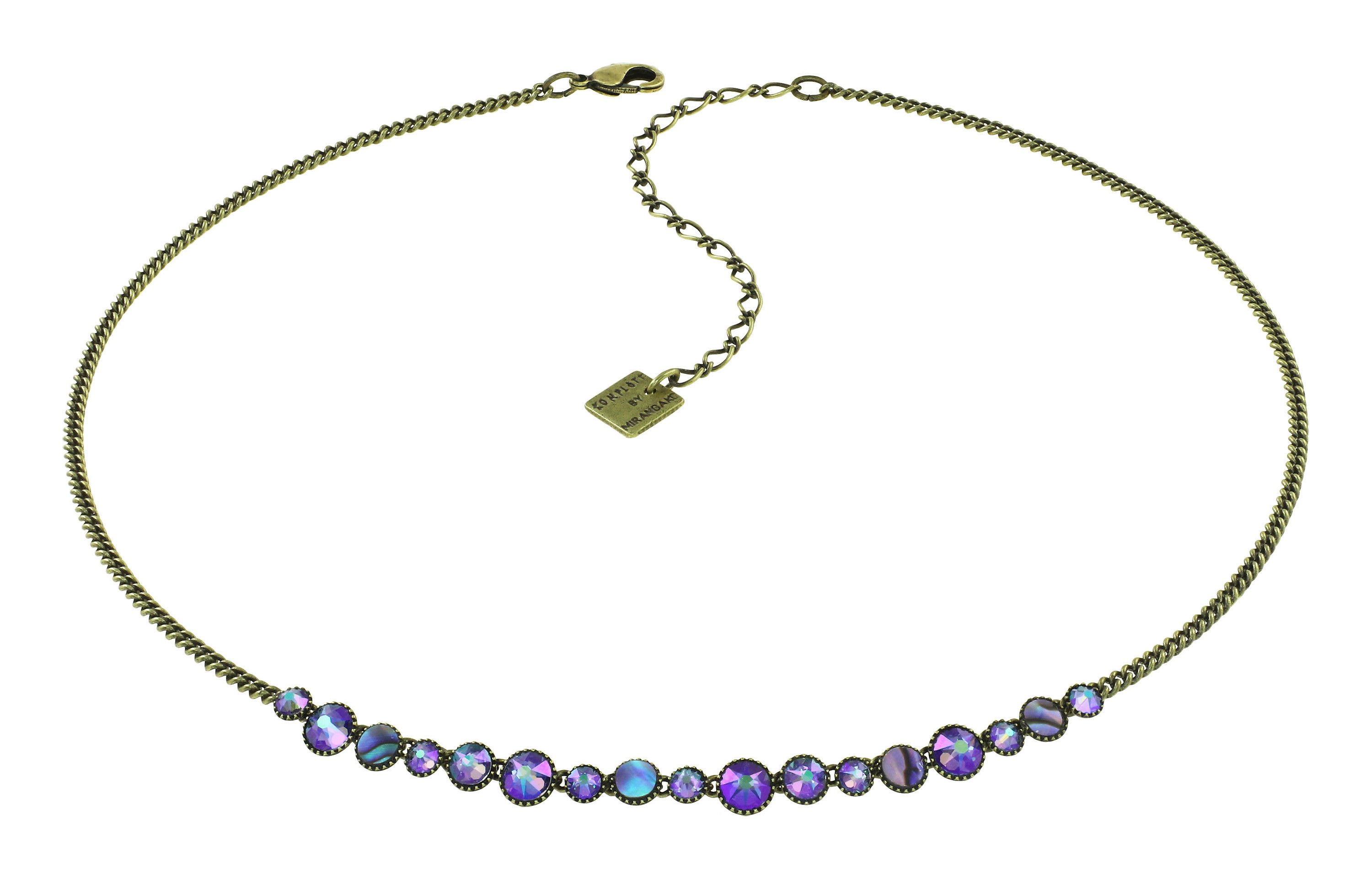 image pour Collier Water Cascade Vert / Lila  