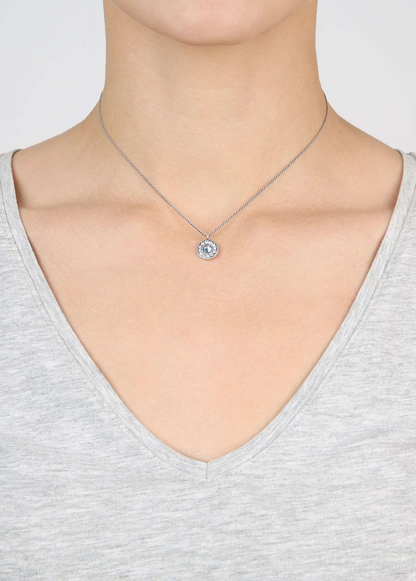 image for Necklace Pendant Spell on You Light Blue  