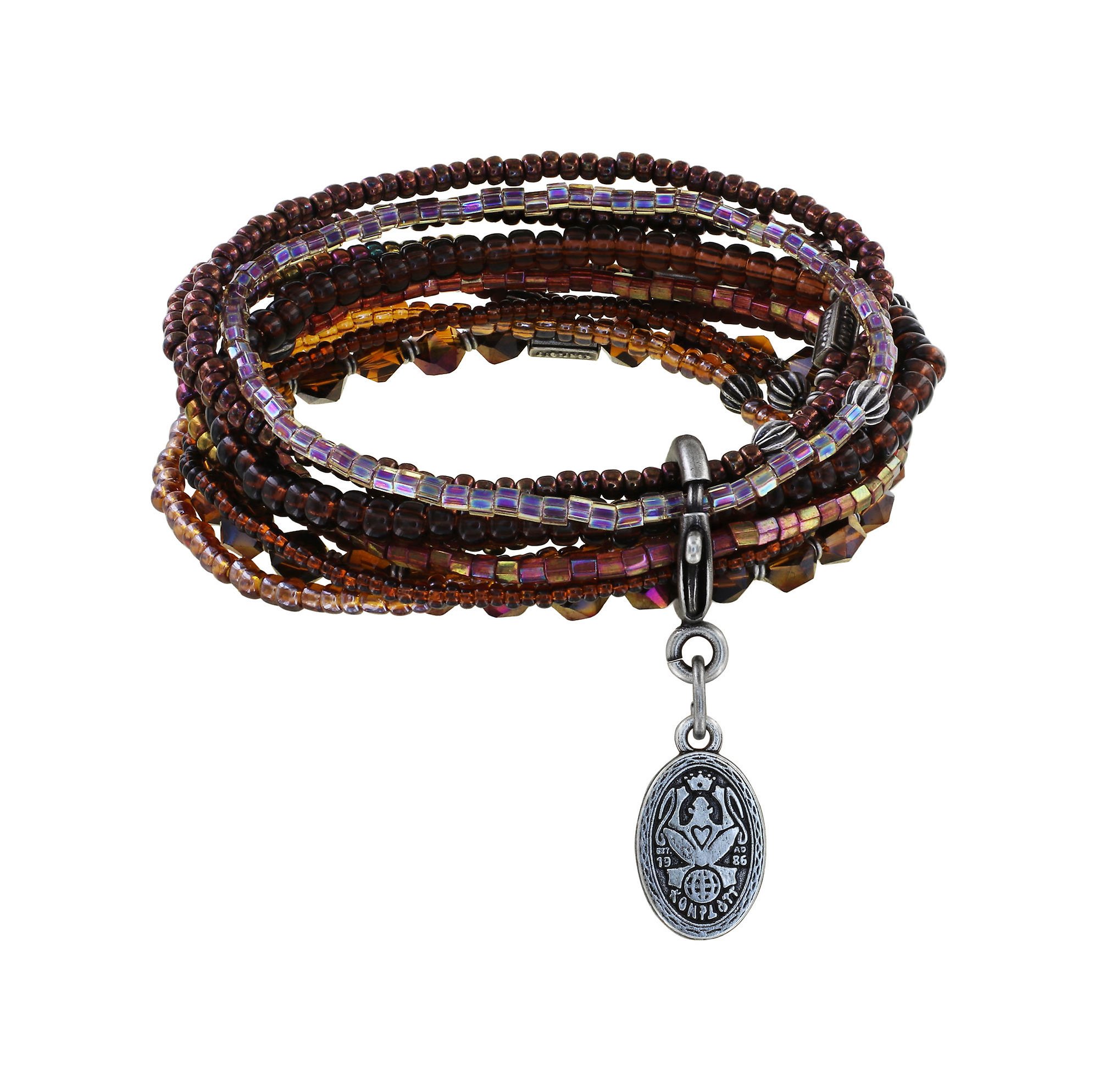 Bild für Armband elastisch Petit Glamour d´Afrique Braun  