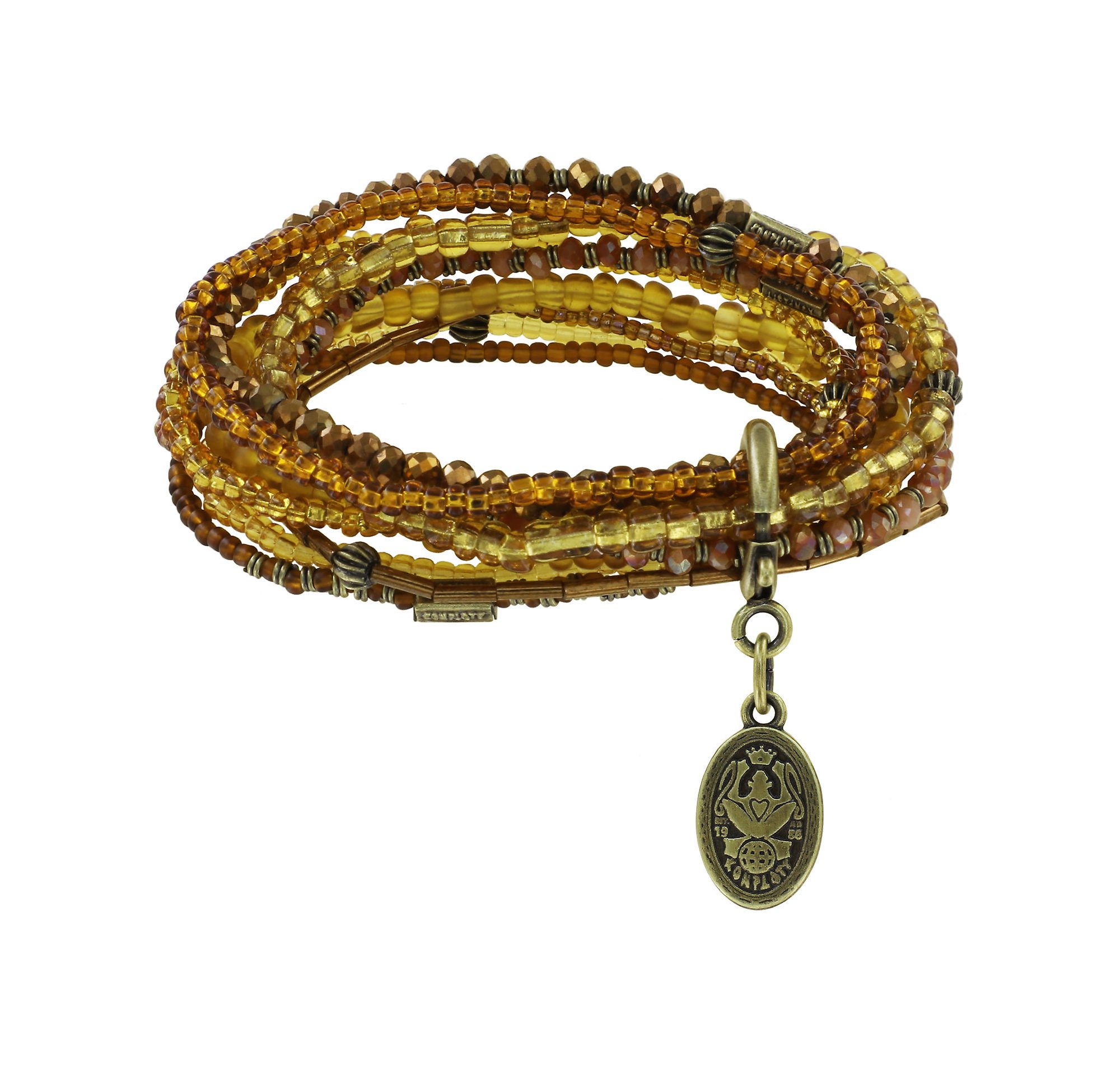 image for Bracelet Elastic Petit Glamour d´Afrique Yellow  