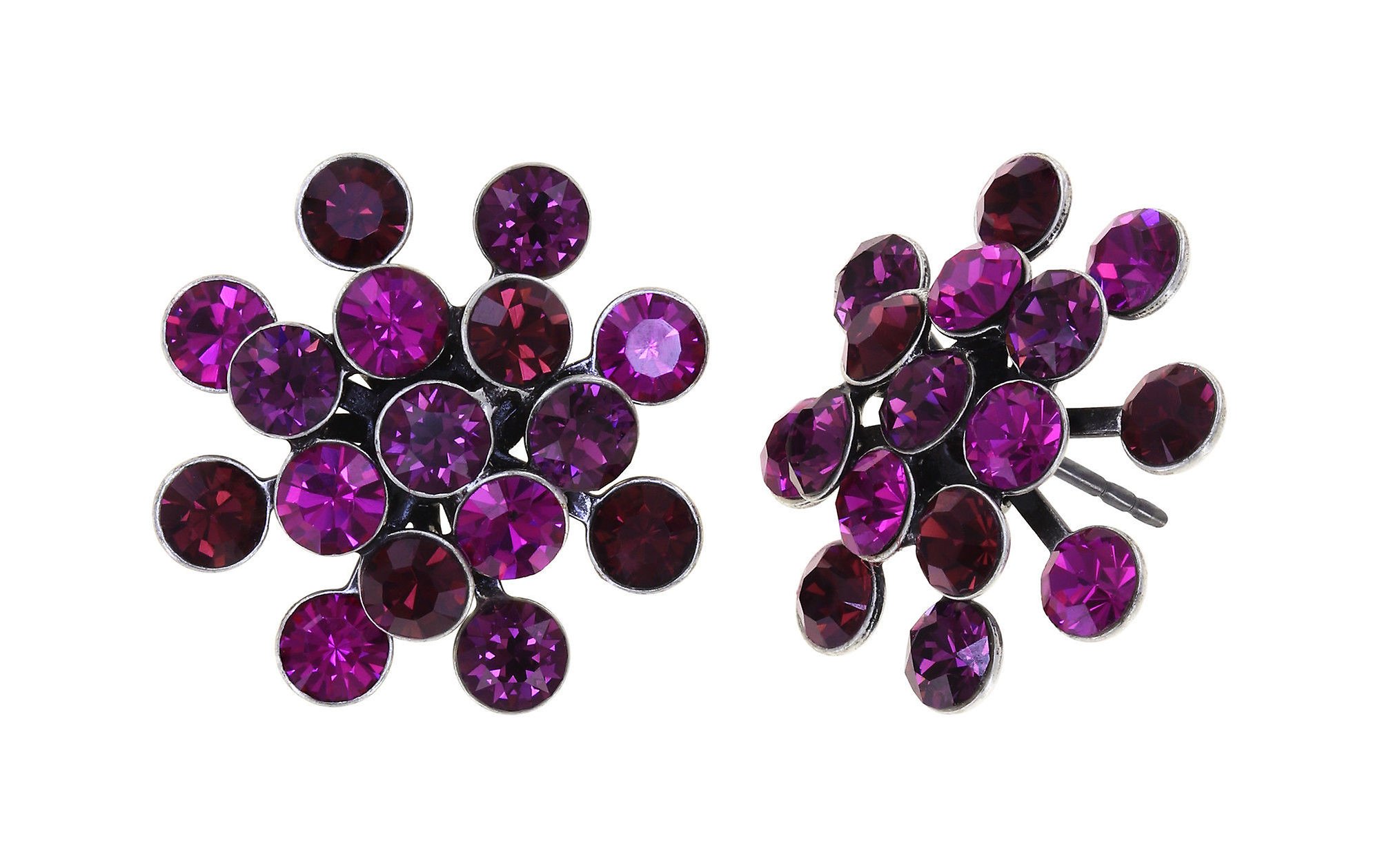 image pour Clou d'oreille Magic Fireball Rose Foncé  Classic Size (21mm Ø)