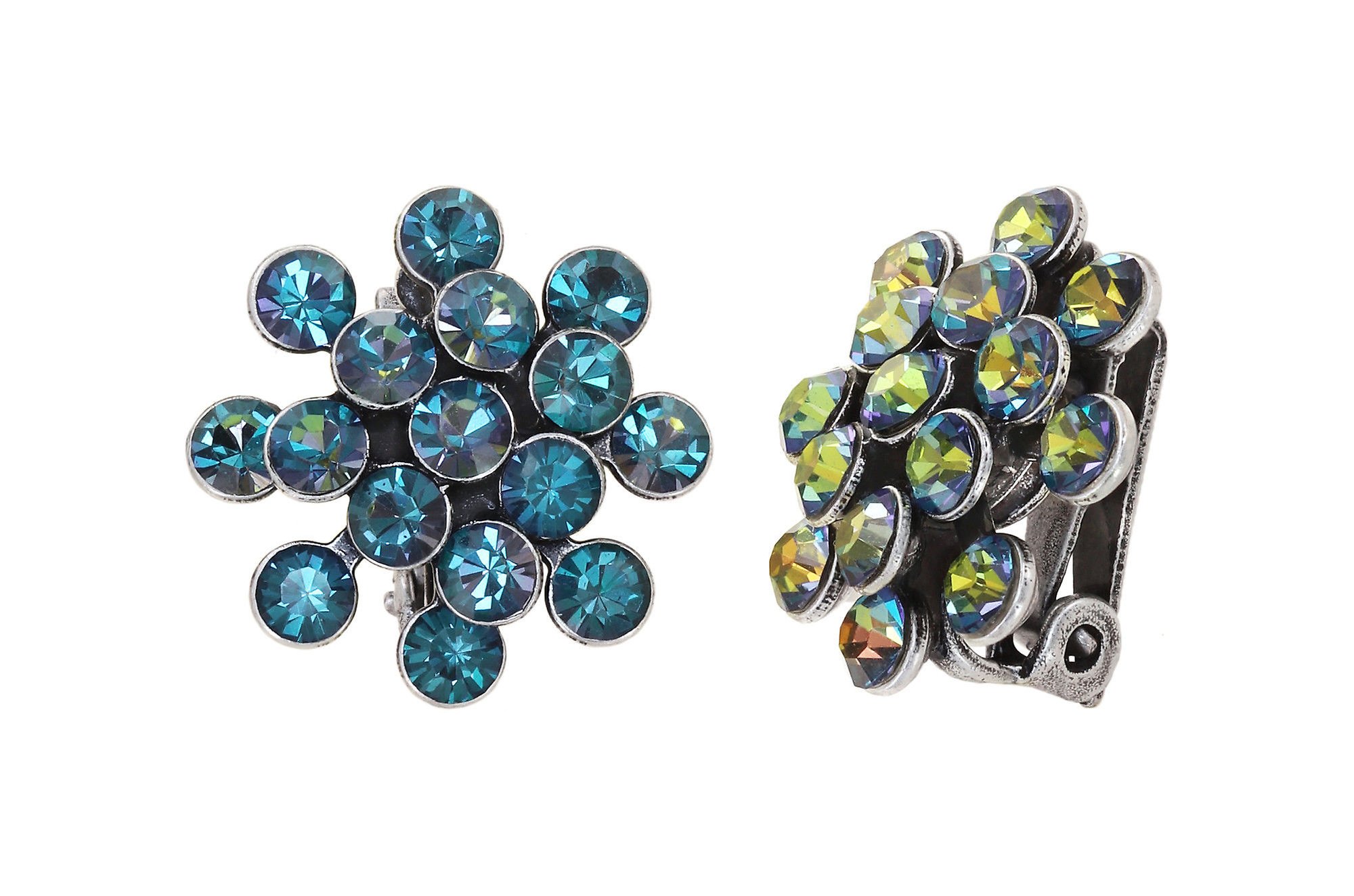 image pour Boucles d'oreilles Clip Magic Fireball Bleu  mini