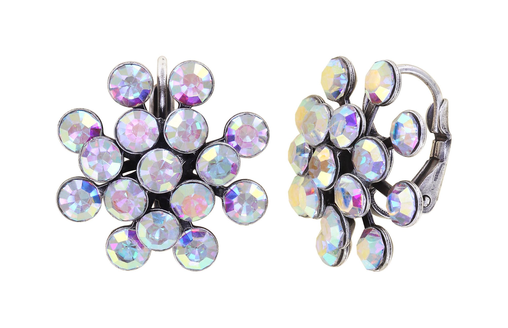 image pour Boucles d'oreilles Eurowire Magic Fireball Blanc / Rose Clair  Classic Size (21mm Ø)