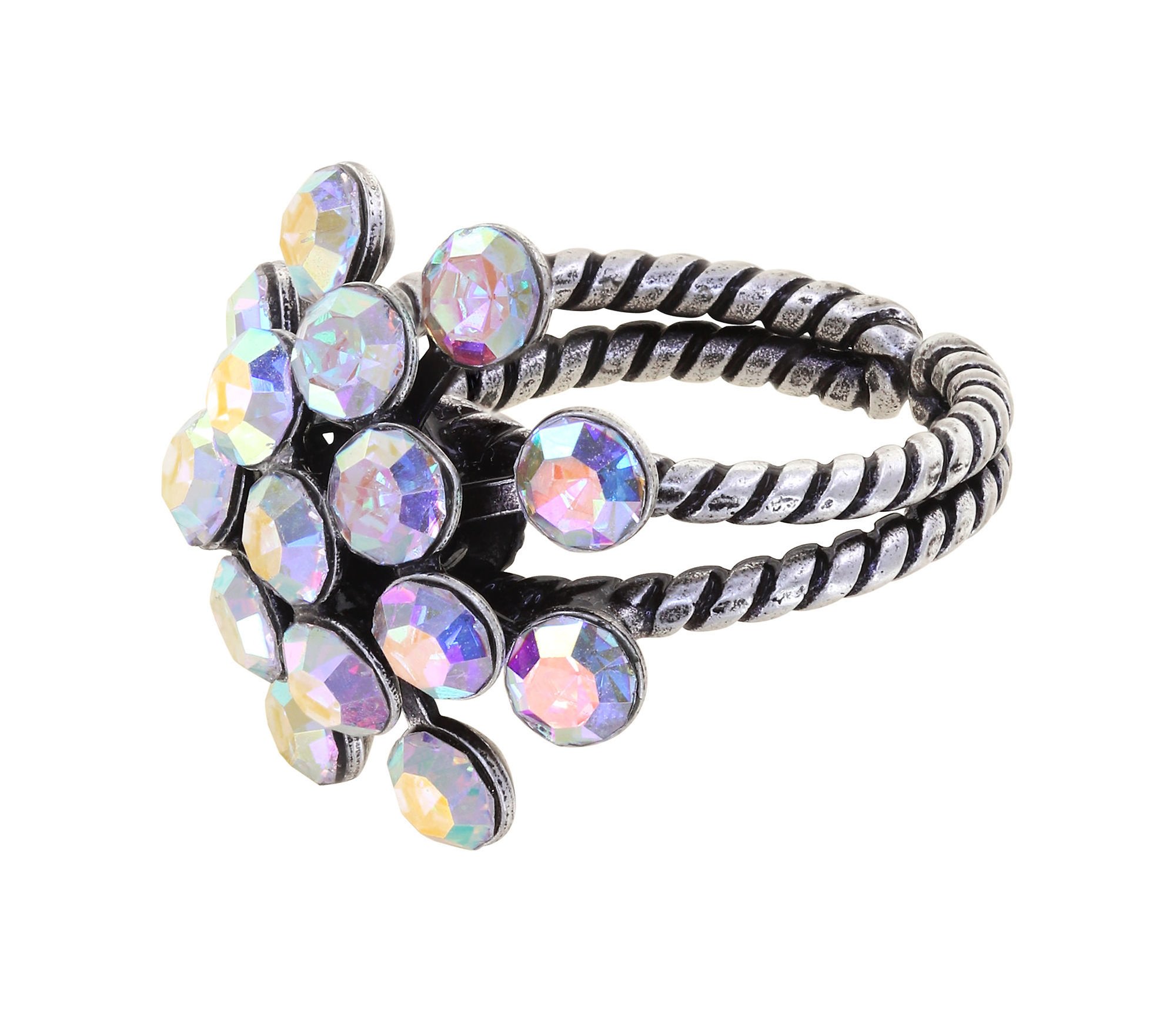 image pour Anneau Magic Fireball Blanc / Rose Clair  Classic Size (21mm Ø)