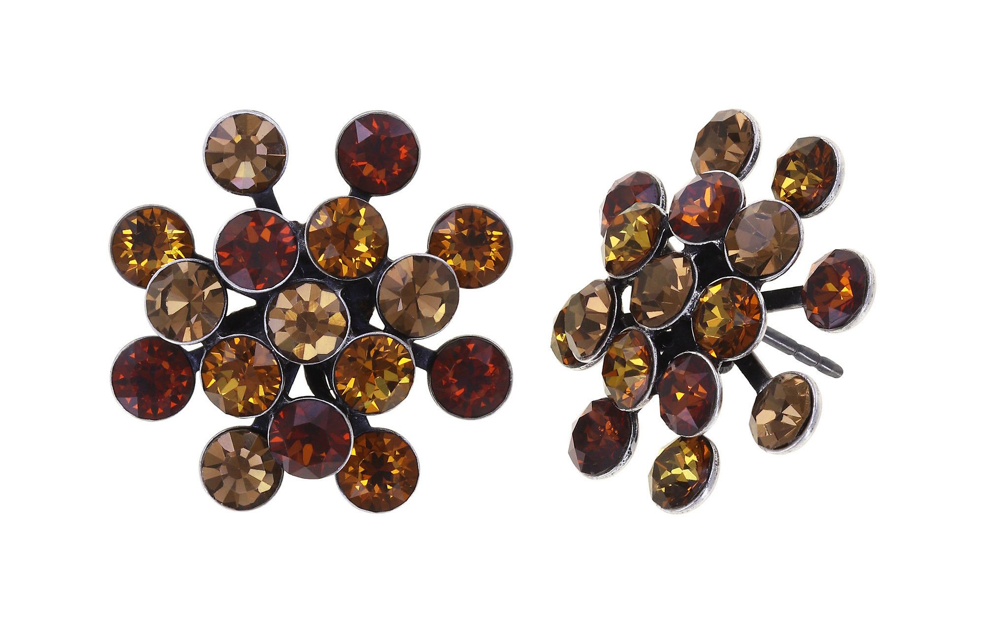 image pour Clou d'oreille Magic Fireball Marron Foncé  Classic Size (21mm Ø)