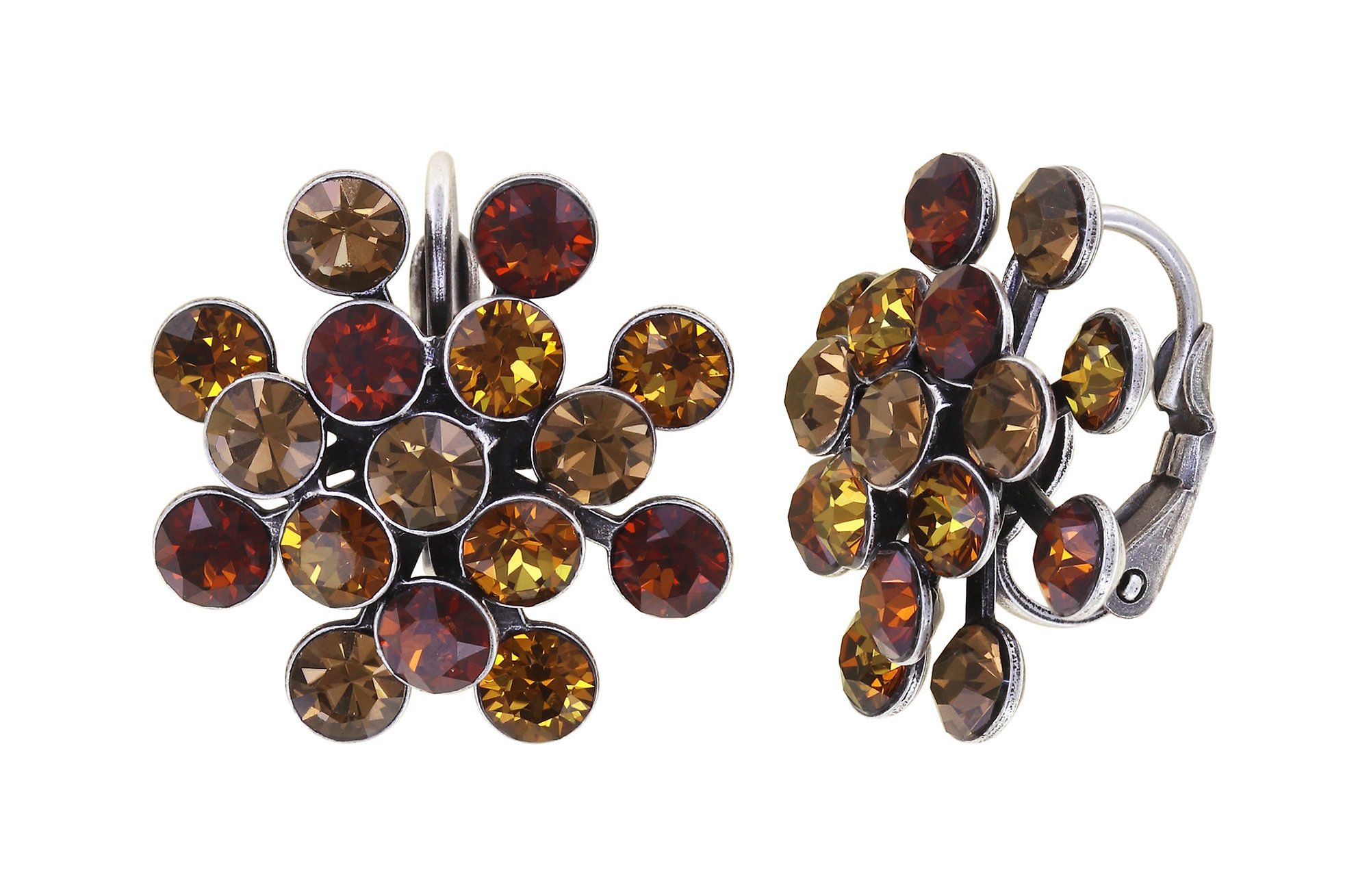 image for Earring Eurowire Magic Fireball Dark Brown  Classic Size (21mm Ø)