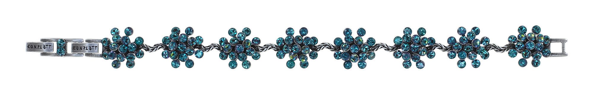 image for Bracelet Magic Fireball Blue crystal bermuda blue mini