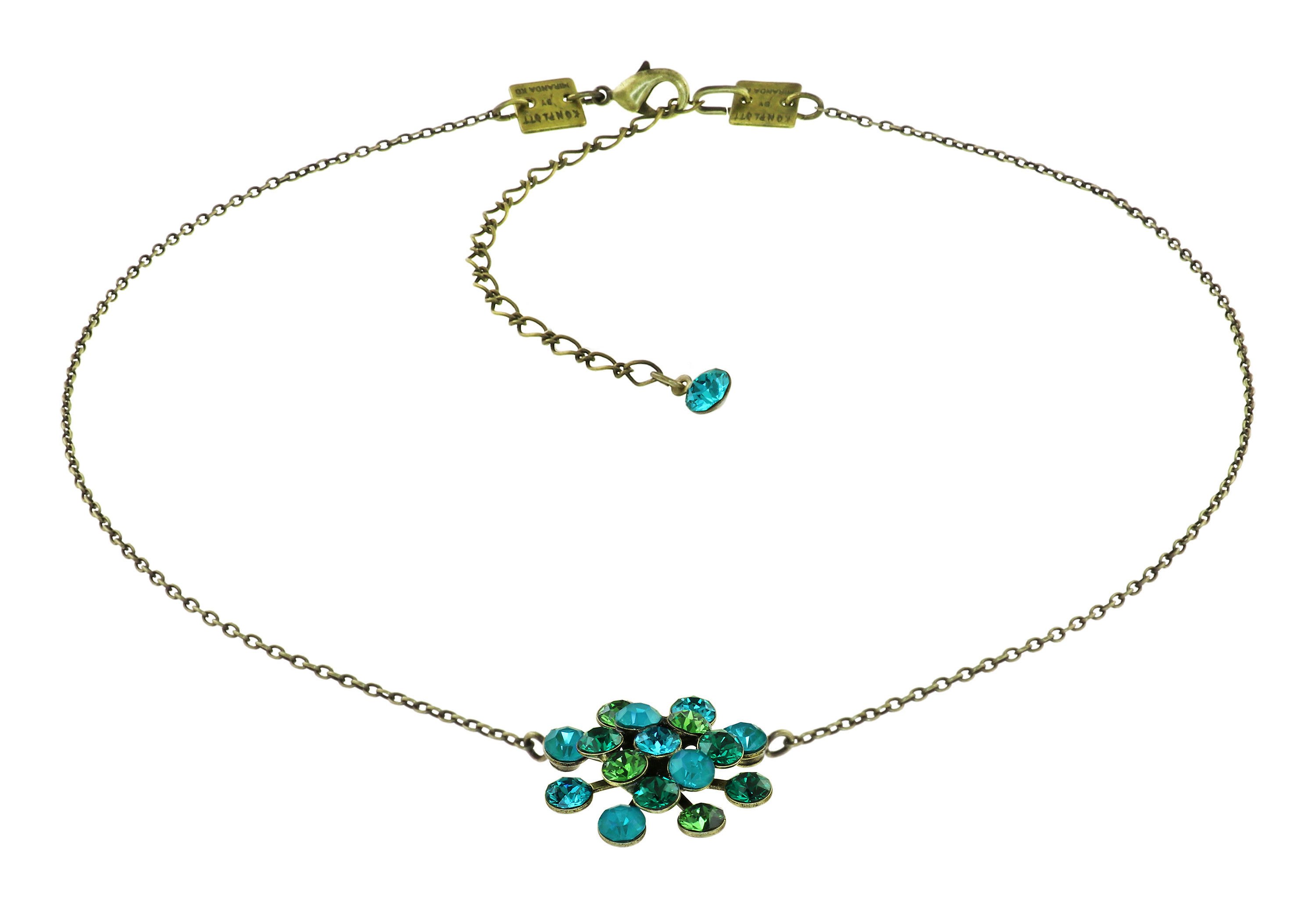 image for Necklace Pendant Magic Fireball Blue / Green blue/green Classic Size (21mm Ø)