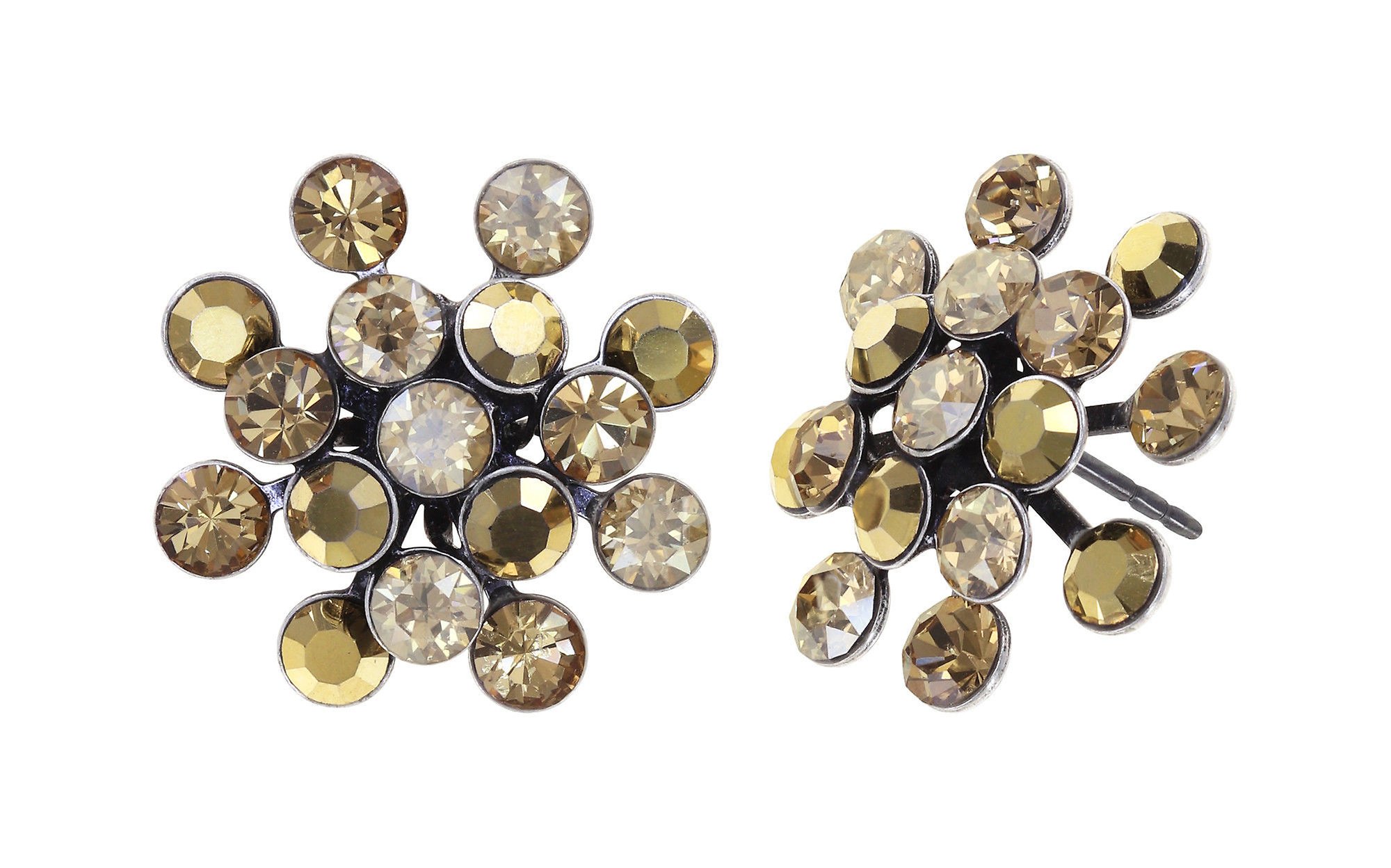 image pour Clou d'oreille Magic Fireball Marron  Classic Size (21mm Ø)