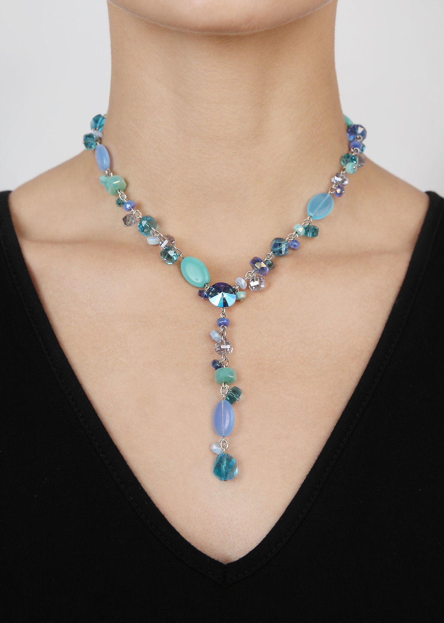 image for Necklace-Y Jelly Flow Blue  