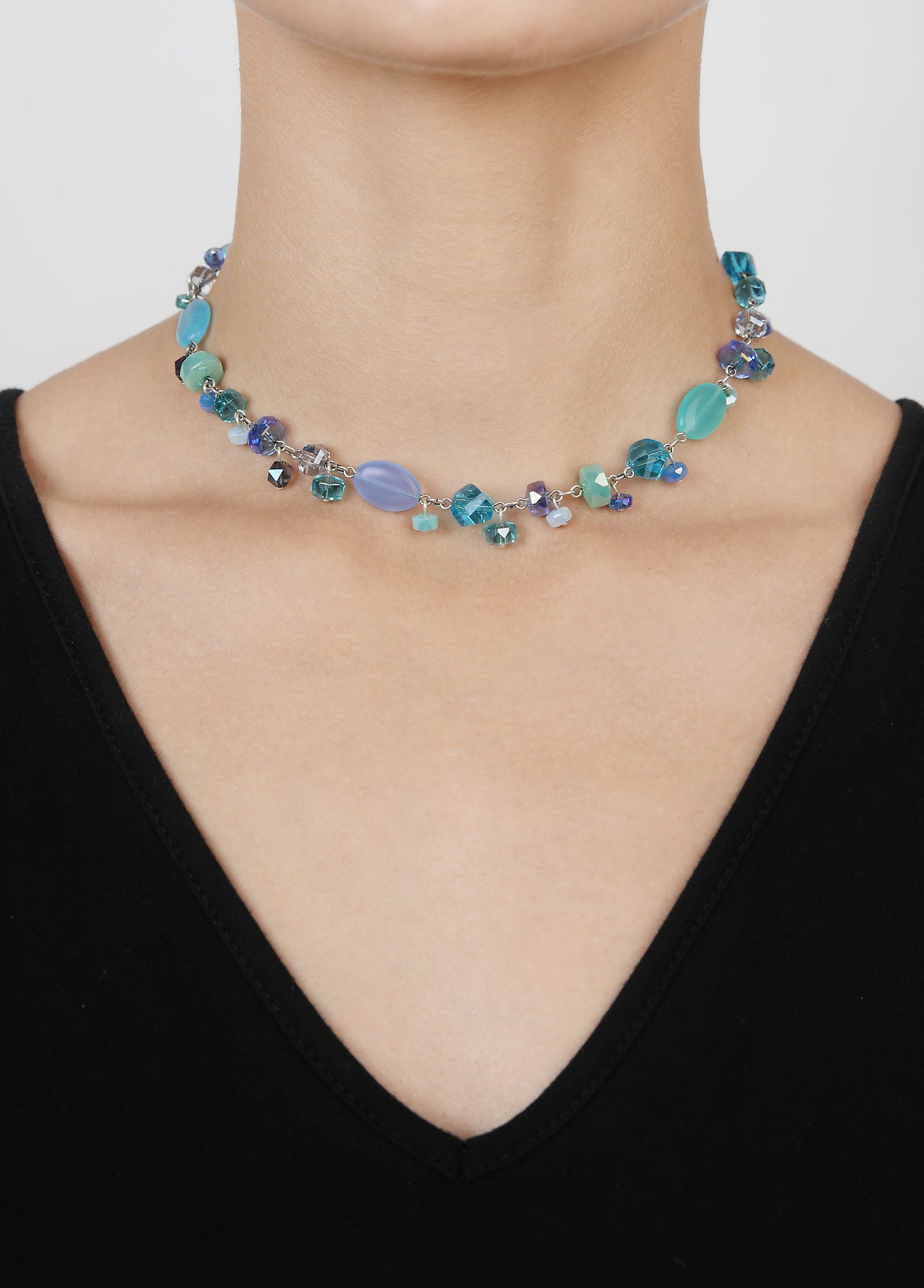 image pour Collier Jelly Flow Bleu  