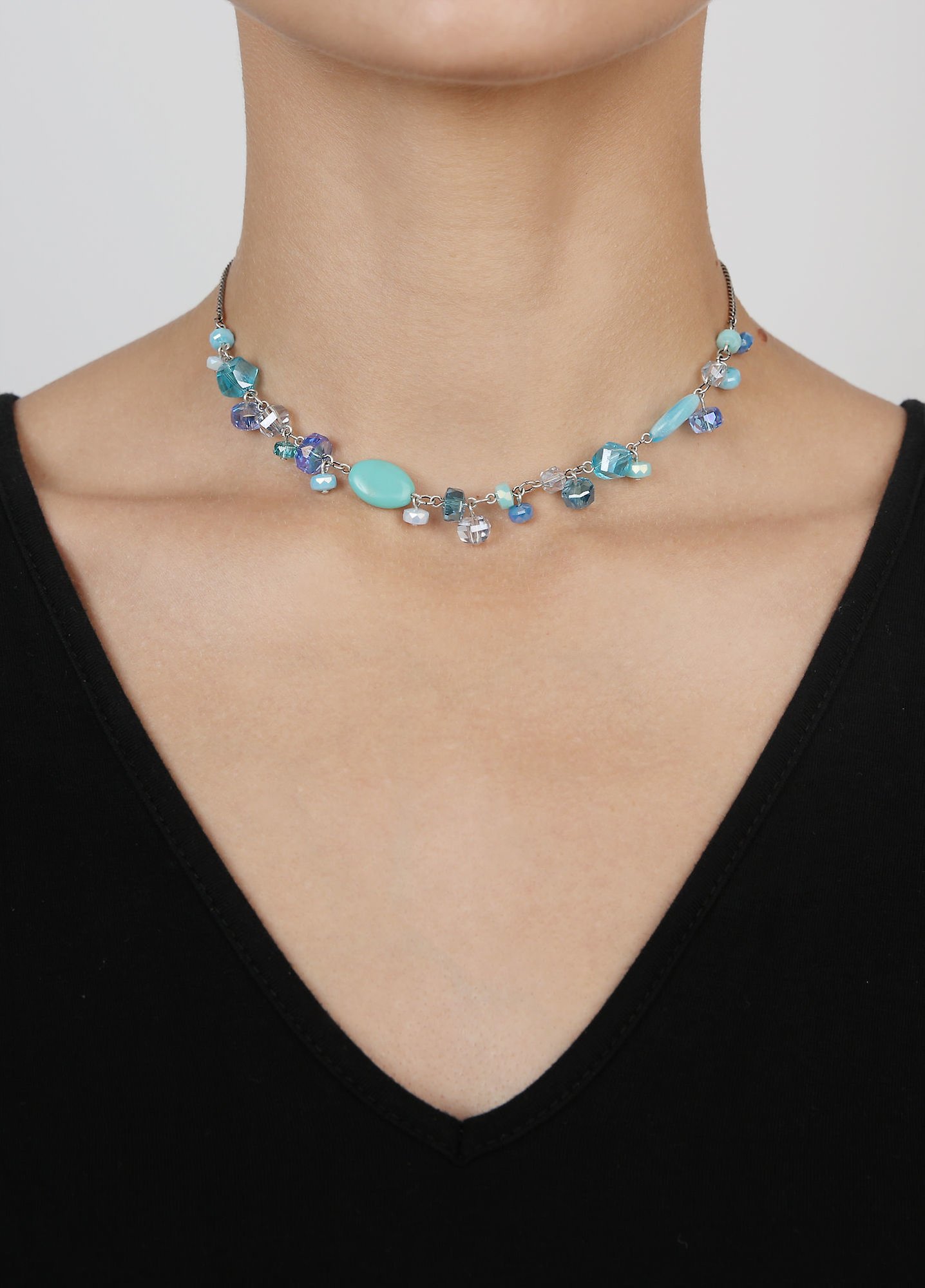 image pour Collier Jelly Flow Bleu  