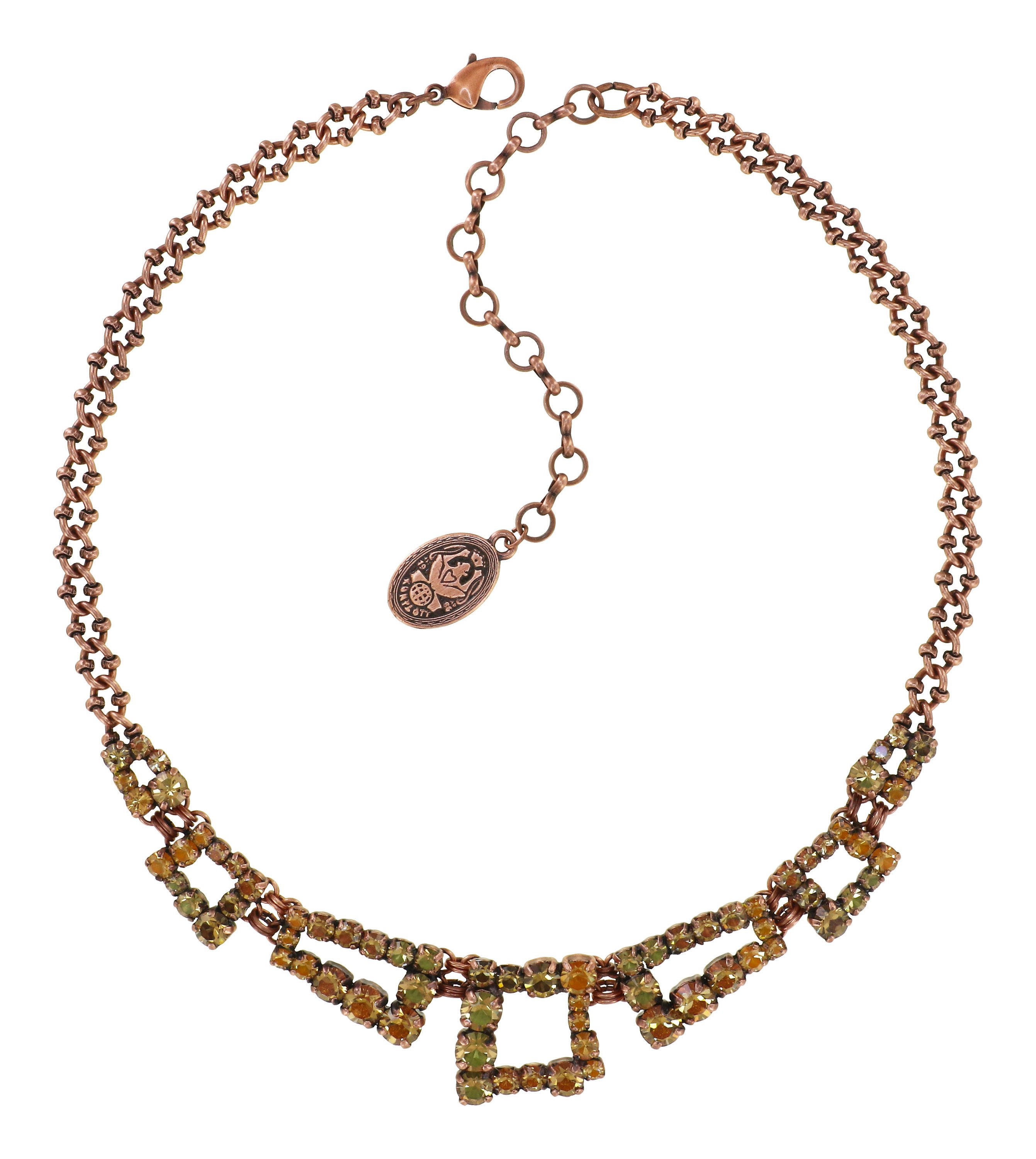 image for Necklace Mytrix Brown / Orange  