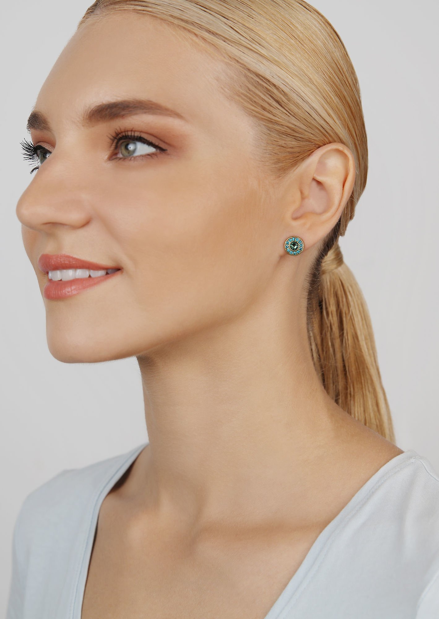 image for Earring stud Spell on You Blue / Green  