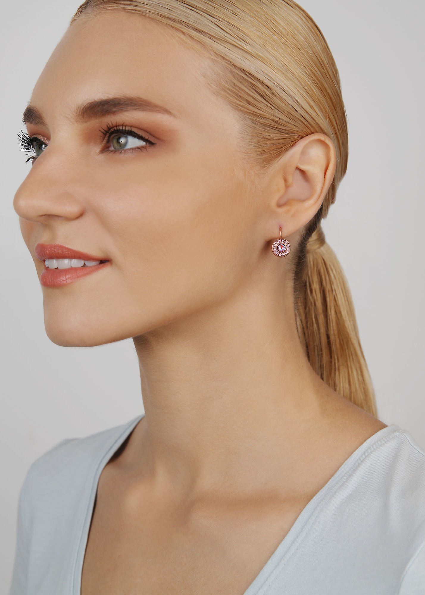 image for Earring eurowire Spell on You Pink  