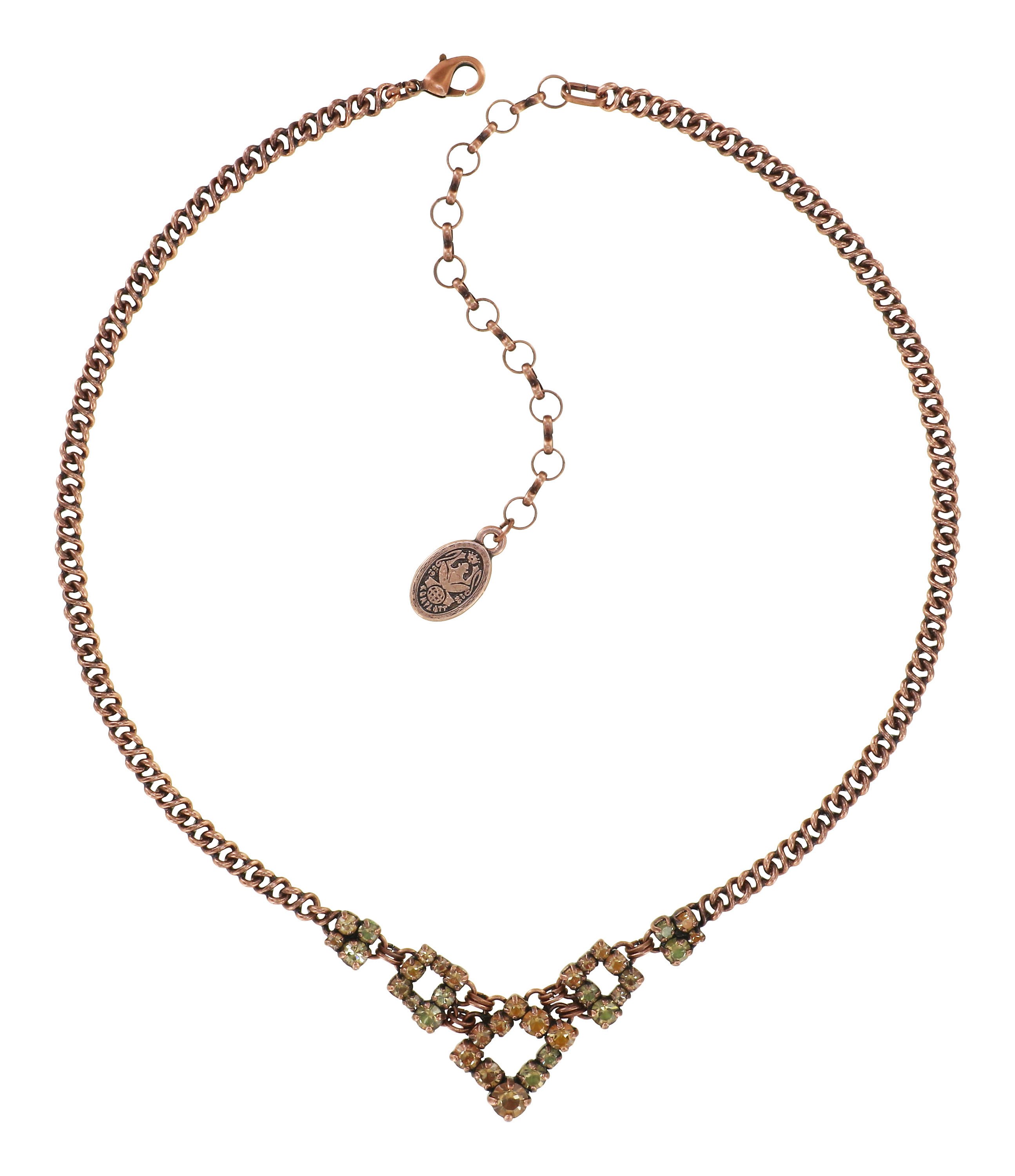 image for Necklace Mytrix Brown / Orange  