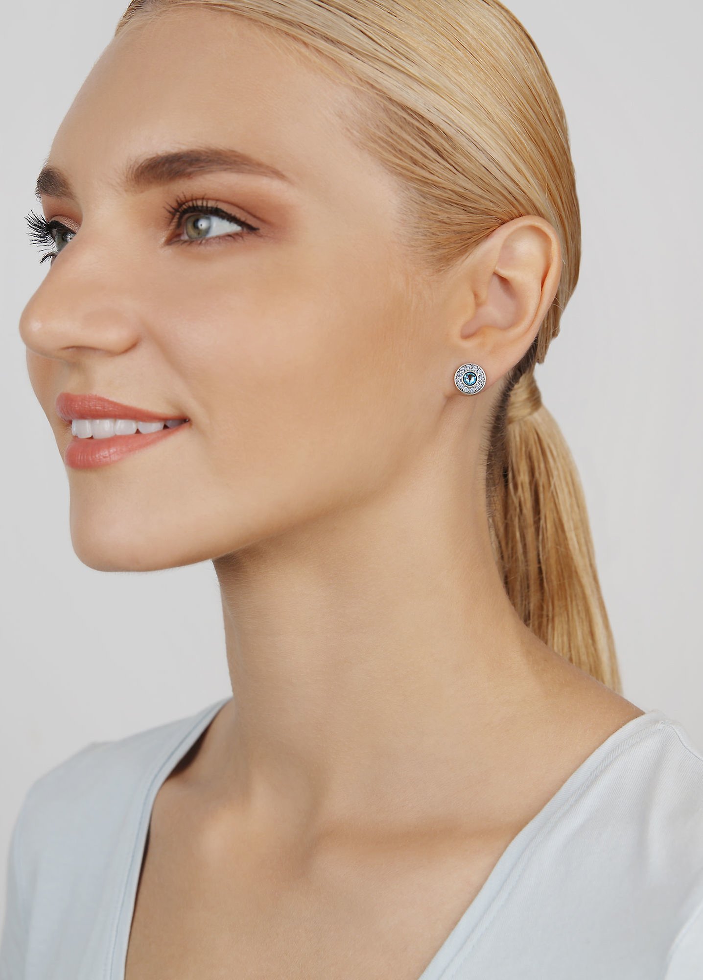 image for Earring Stud Spell on You Light Blue  